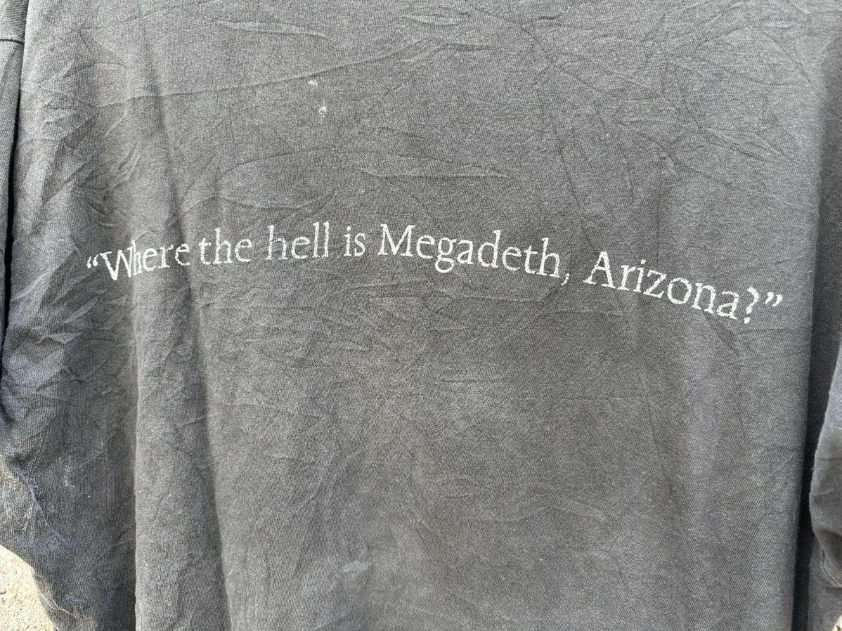 Band Tees 1994 vintage Megadeth Vic Rattlehead Youthanasia T-shirt Size US XL / EU 56 / 4 - 8 Thumbnail