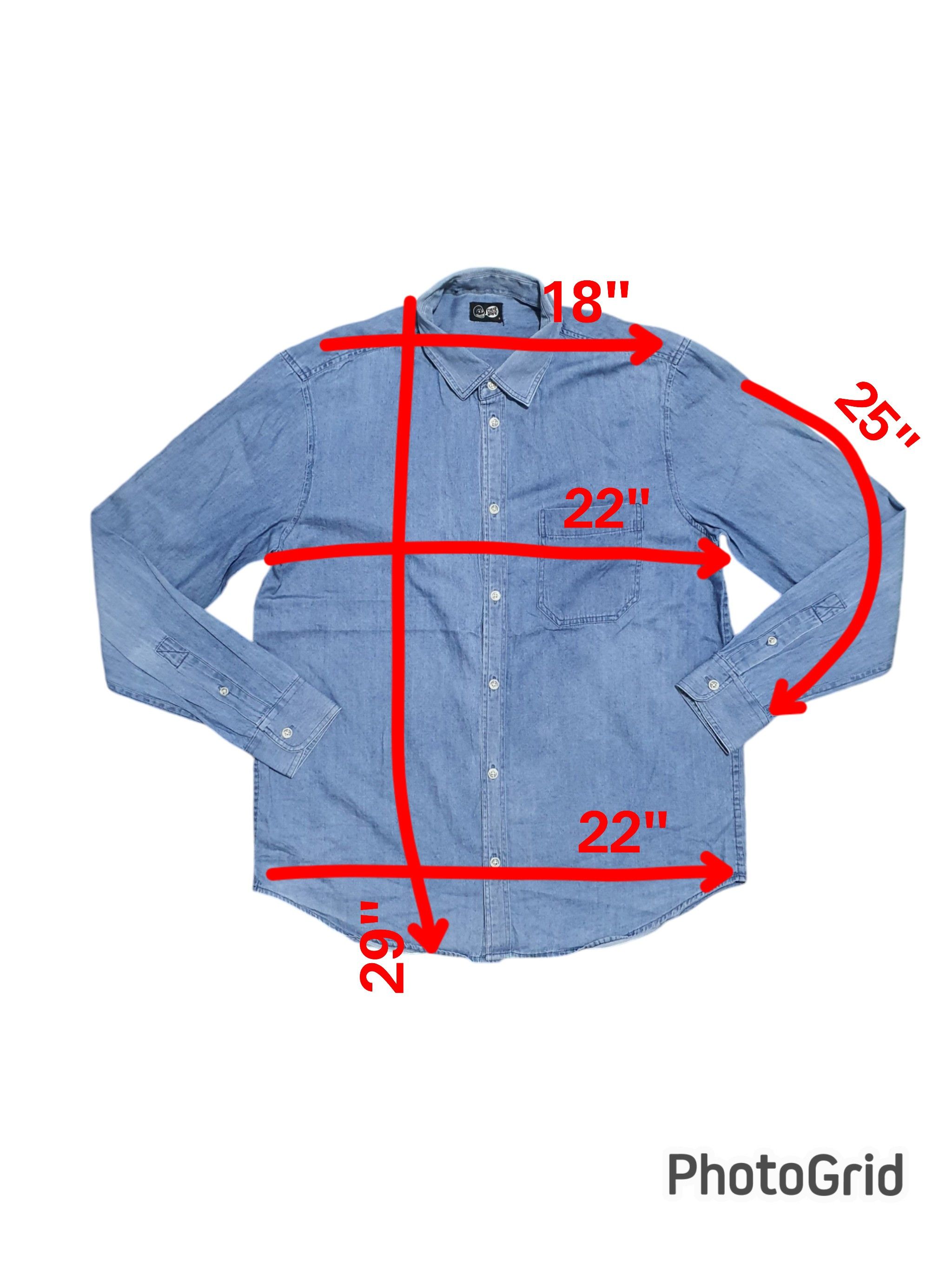 Cheap Monday × Japanese Brand CHEAP MONDAY 22/29 DENIM SOFT CLOTH SHIRT Size US S / EU 44-46 / 1 - 8 Thumbnail