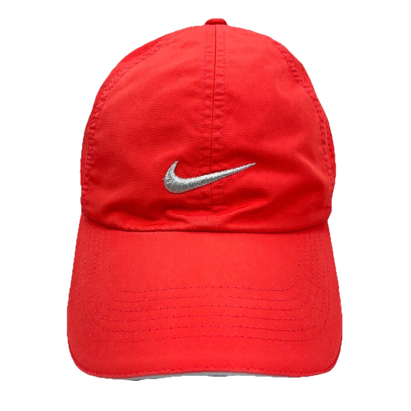 Nike Nike Hat Cap Strap Back Pink Gray Featherlight Performance Ladies Womens Adjustable Size ONE SIZE - 4 Thumbnail