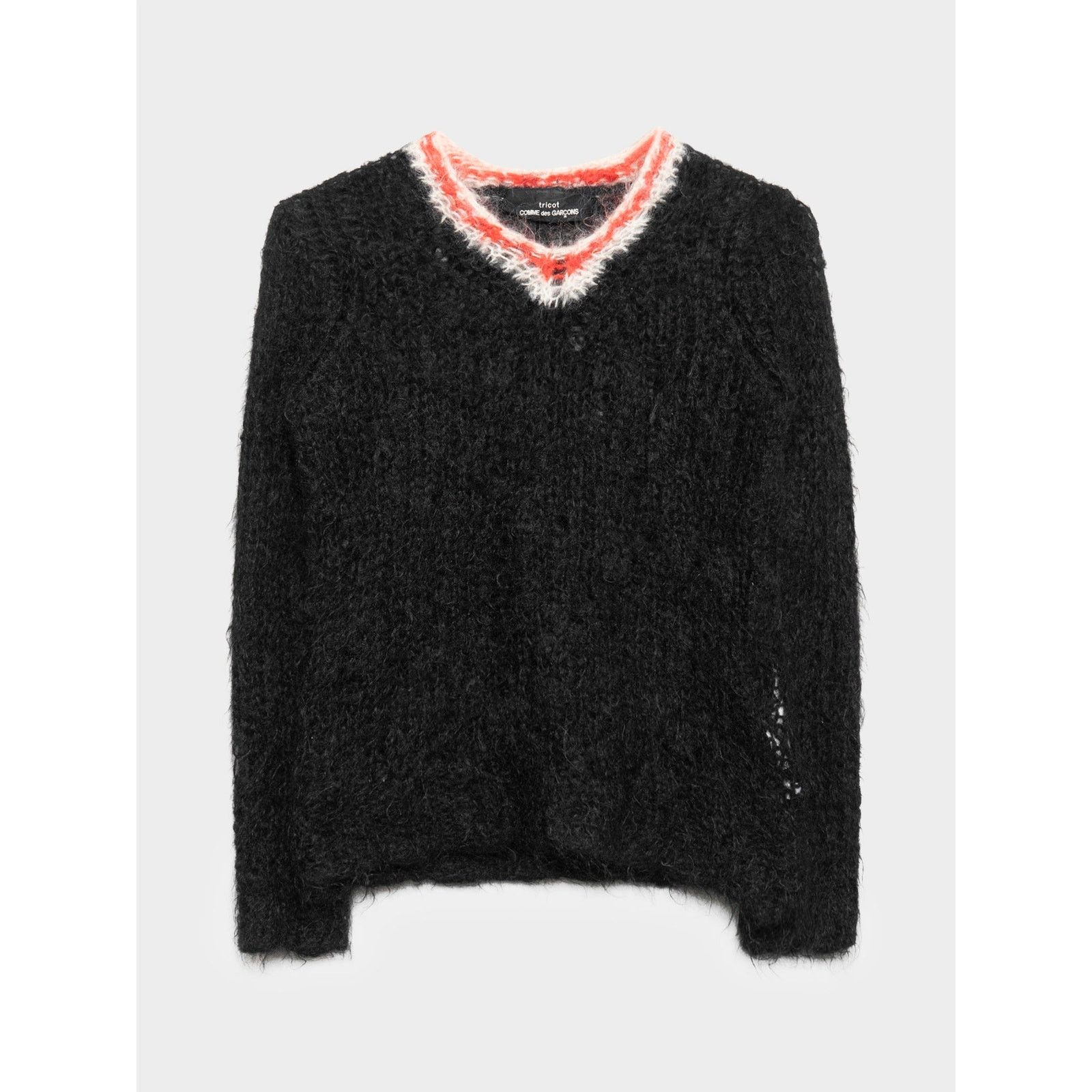 Pre-owned Comme Des Garçons Mohair Knit In Black