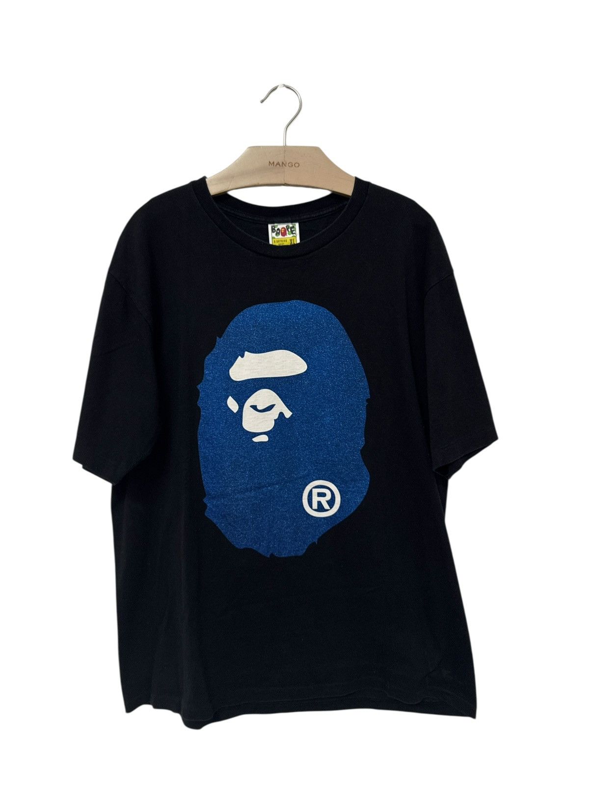 Bape A Bathing Ape Mirror Glittering Big Head Tee Size US XL / EU 56 / 4 - 1 Thumbnail