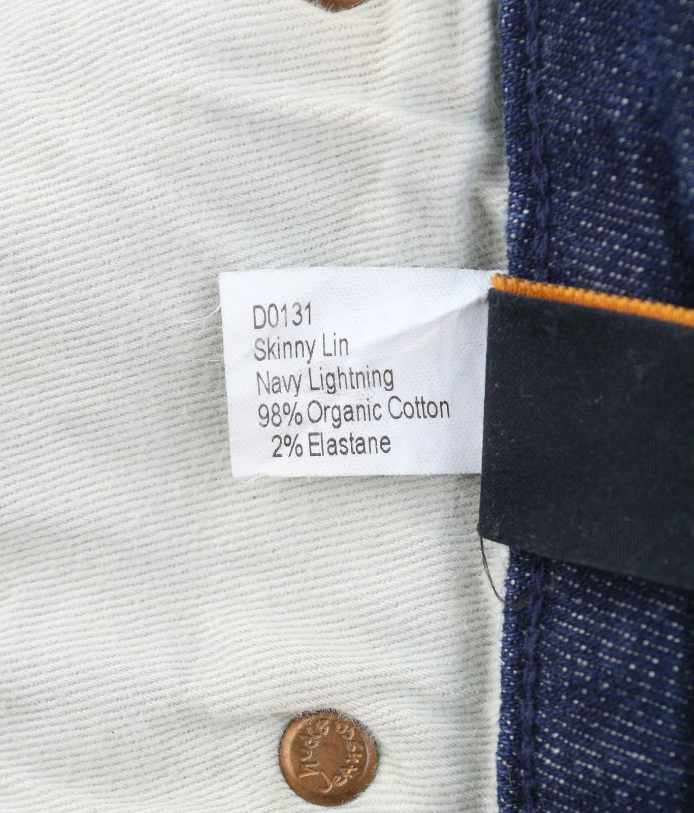Nudie Jeans SKINNY LIN NAVY LIGHTNING W29/L34 Blue 89763 Size US 29 - 8 Thumbnail