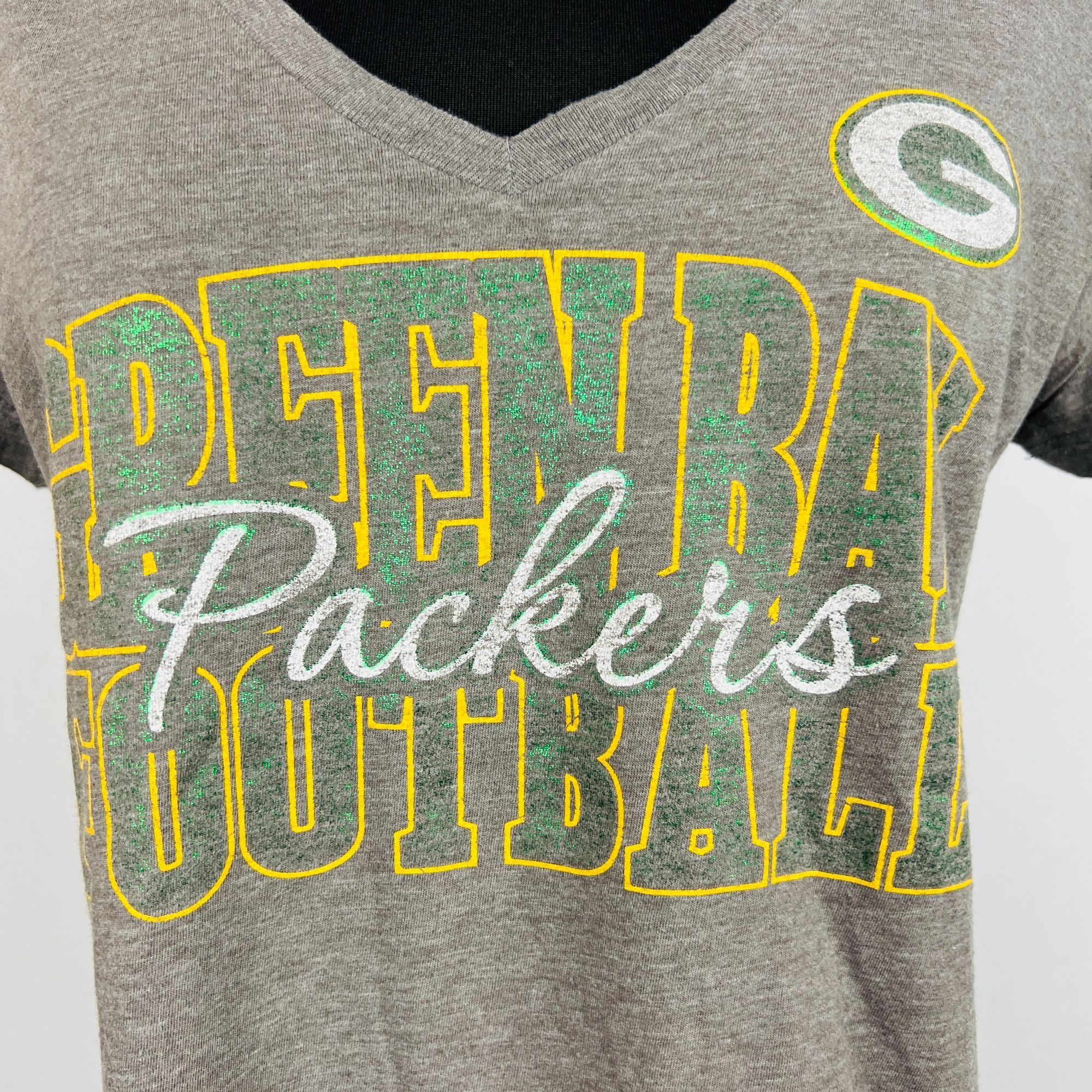 NFL Green Bay Packers Football Womens Large Shirt T-Shirt Size L / US 10 / IT 46 - 2 Thumbnail