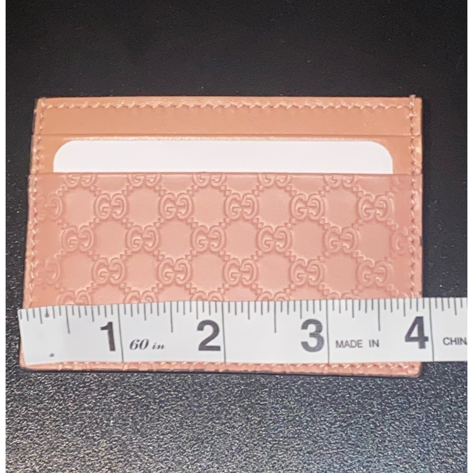 Gucci NEW GUCCI-Microguccissima Pattern Card Holde Size ONE SIZE - 6 Thumbnail