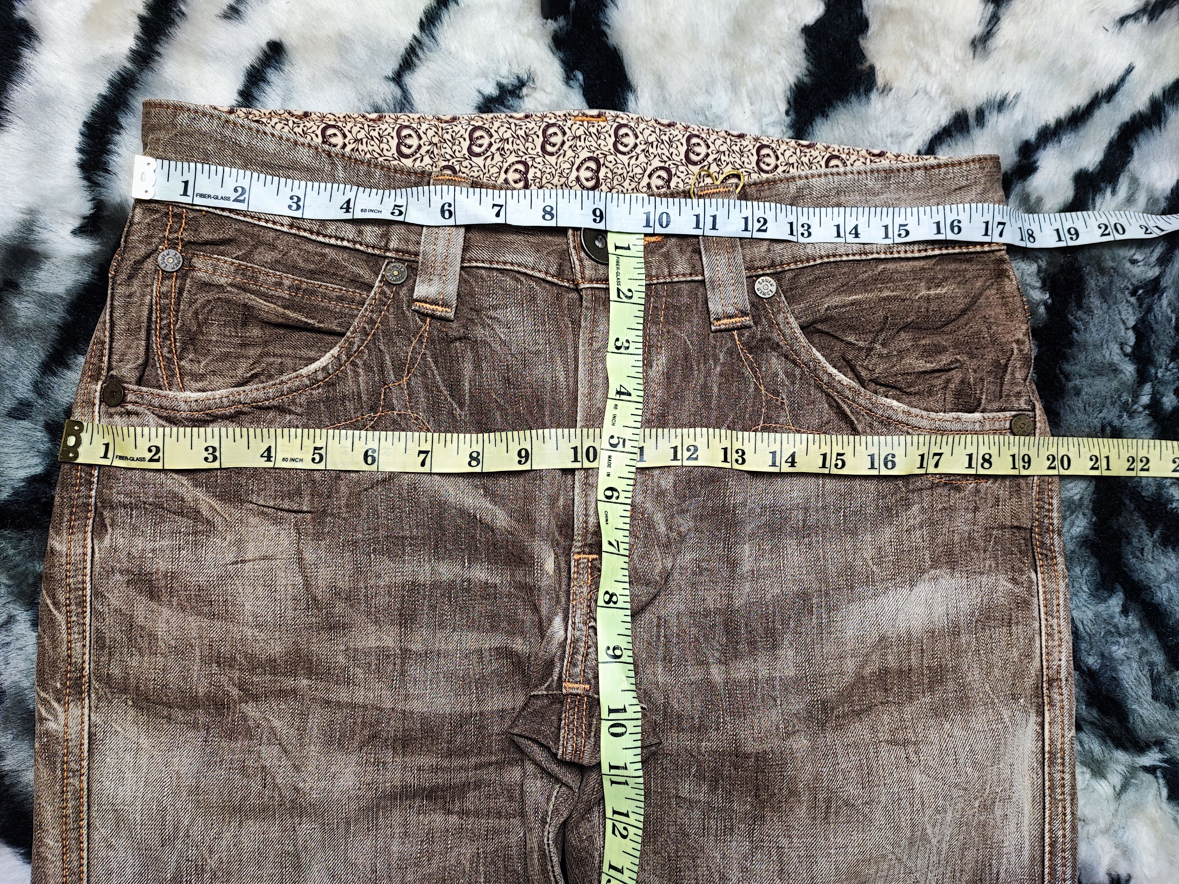 Kapital Vintage Edwin 503 Blue Trip Distressed Rusty Mud Jeans 36 Size US 34 / EU 50 - 5 Thumbnail