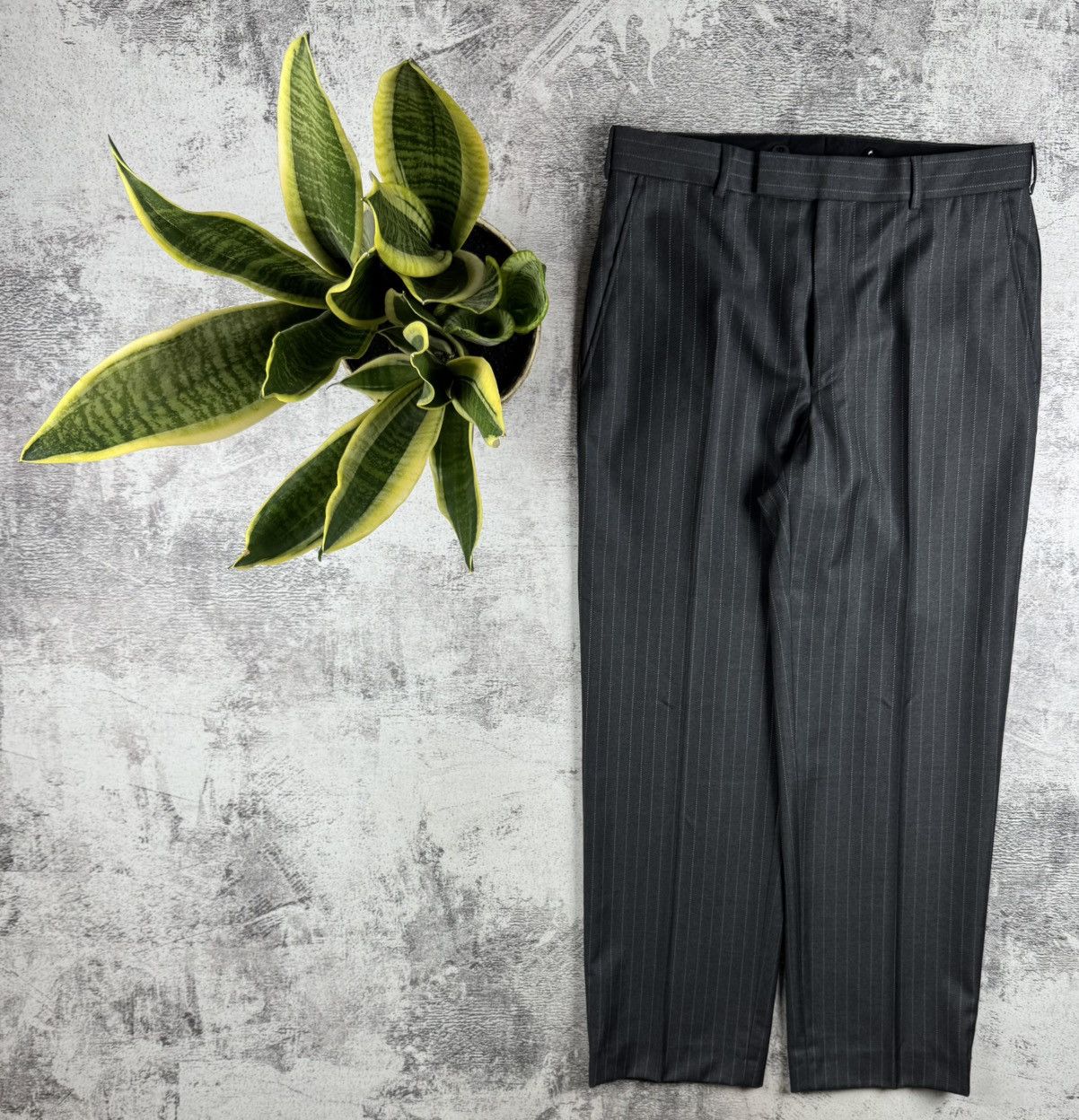 Chester Barrie Chester Barrie Striped Wool 38/96 cm Size Classic Blazer Jacket Trousers Suit Size 38S - 14 Thumbnail