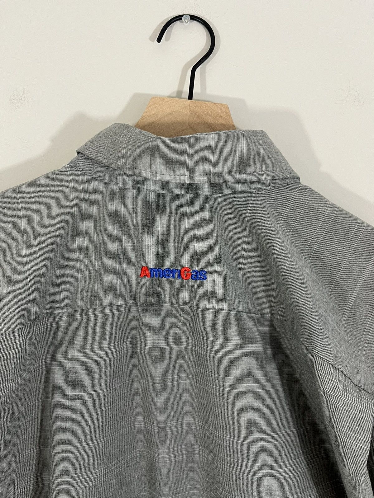 Vintage Distressed Faded Oversized Work Shirt Size US XXL / EU 58 / 5 - 8 Thumbnail