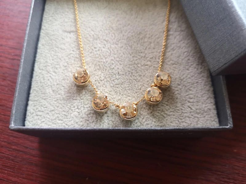 Designer Park Lane Rose Gold Plated Crystal Necklace and Earring Set Size ONE SIZE - 4 Thumbnail