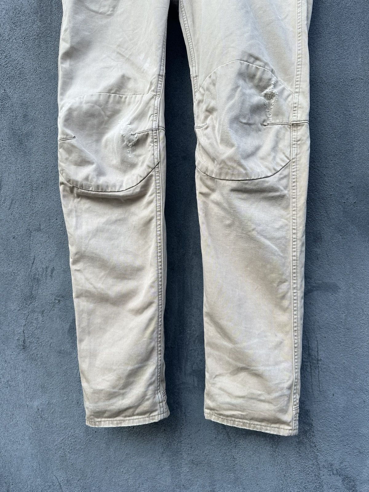 G-Star 👹Vintage G-Star Raw THRASHED Straight Cut Jeans Size US 34 / EU 50 - 8 Thumbnail