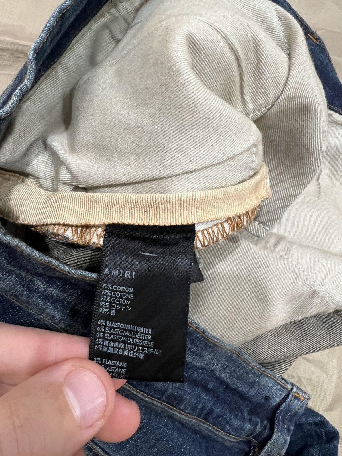 Amiri Amiri Shotgun Jean 'Deep Classic' size 36 Size US 36 / EU 52 - 4 Thumbnail