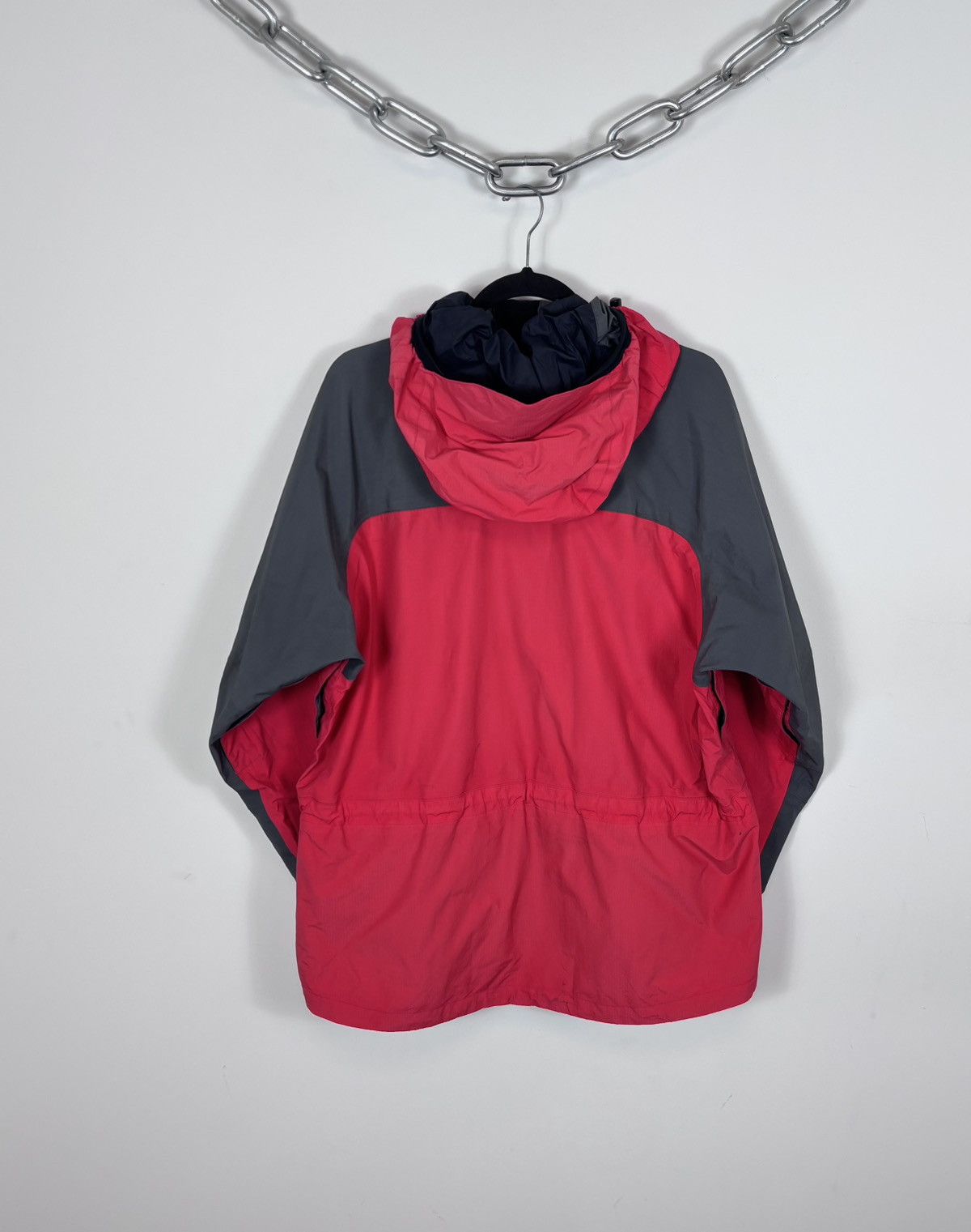 Marmot Marmot Gore-Tex Vintage Women’s Red/Grey Hooded Jacket Size L / US 10 / IT 46 - 3 Thumbnail