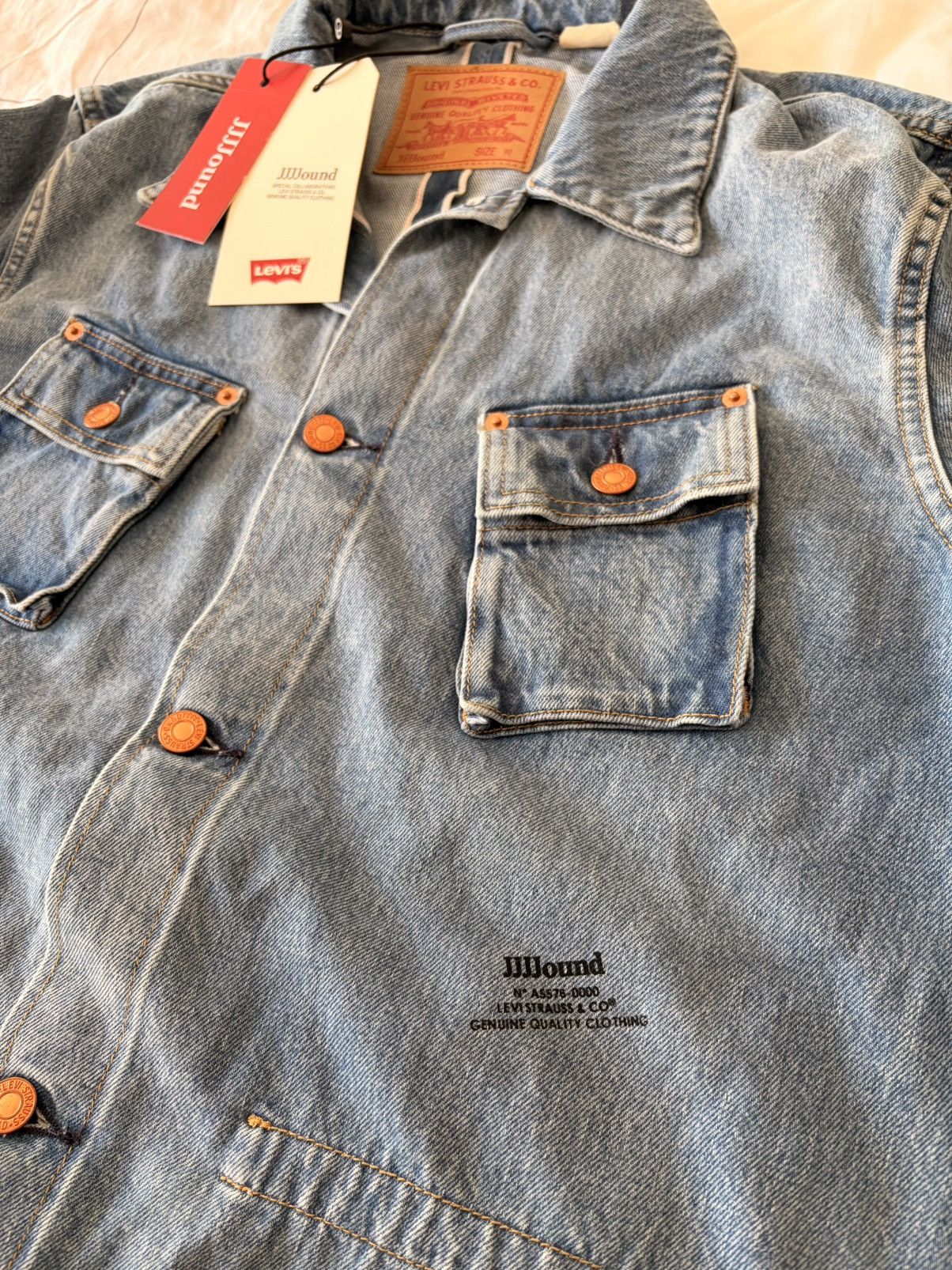 JJJJound × Levi's Levi’s JJJJound Utility Jacket 2023 Size US M / EU 48-50 / 2 - 4 Thumbnail