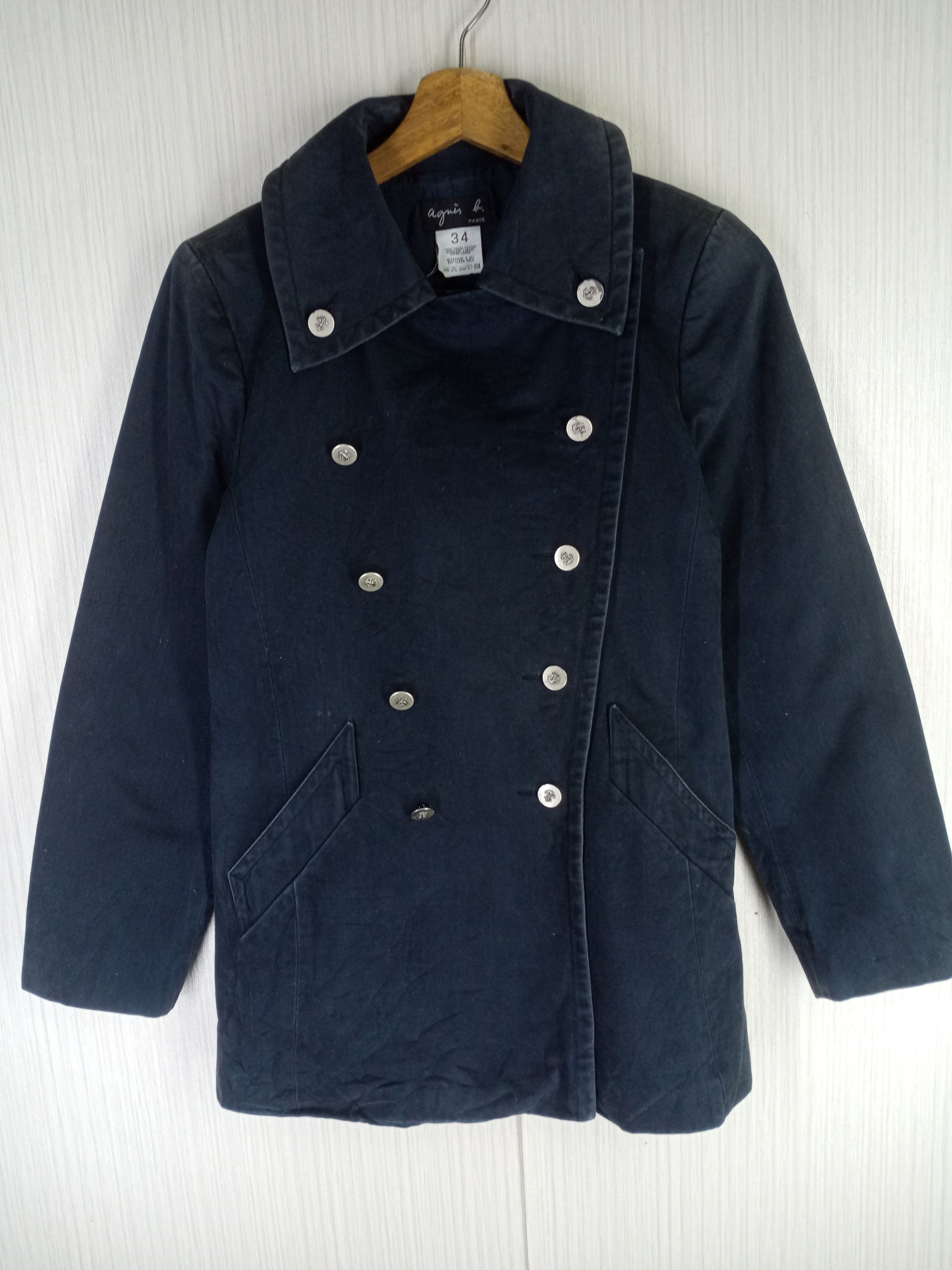 agnes b. Rare Vintage Agnes B. Double Breasted Jacket Size US S / EU 44-46 / 1 - 1 Thumbnail