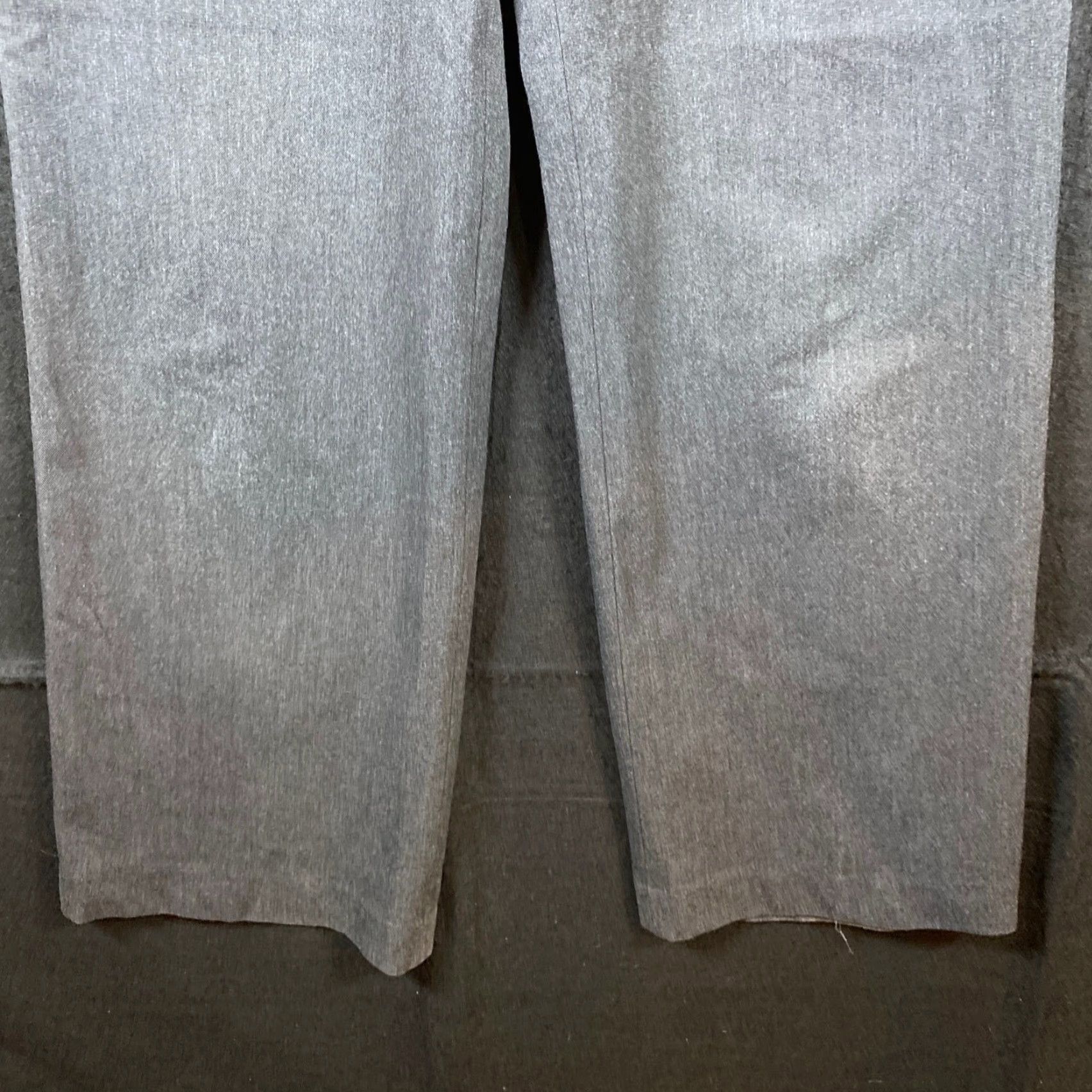 Talbots Talbots Womens Pants Gray High Rise Straight Workwear Polyester Blend Stretch 10 Size 24" / US 00 / IT 34 - 3 Thumbnail