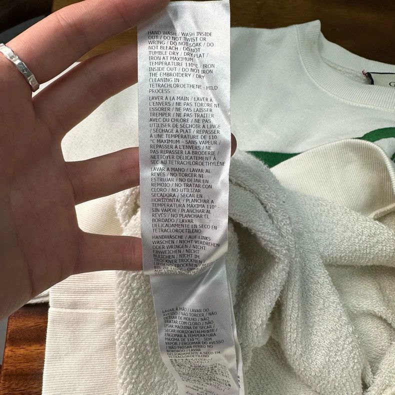 Gucci Gucci SS20 Logo Embroidered Sweatshirt-2506 Size US XS / EU 42 / 0 - 3 Thumbnail