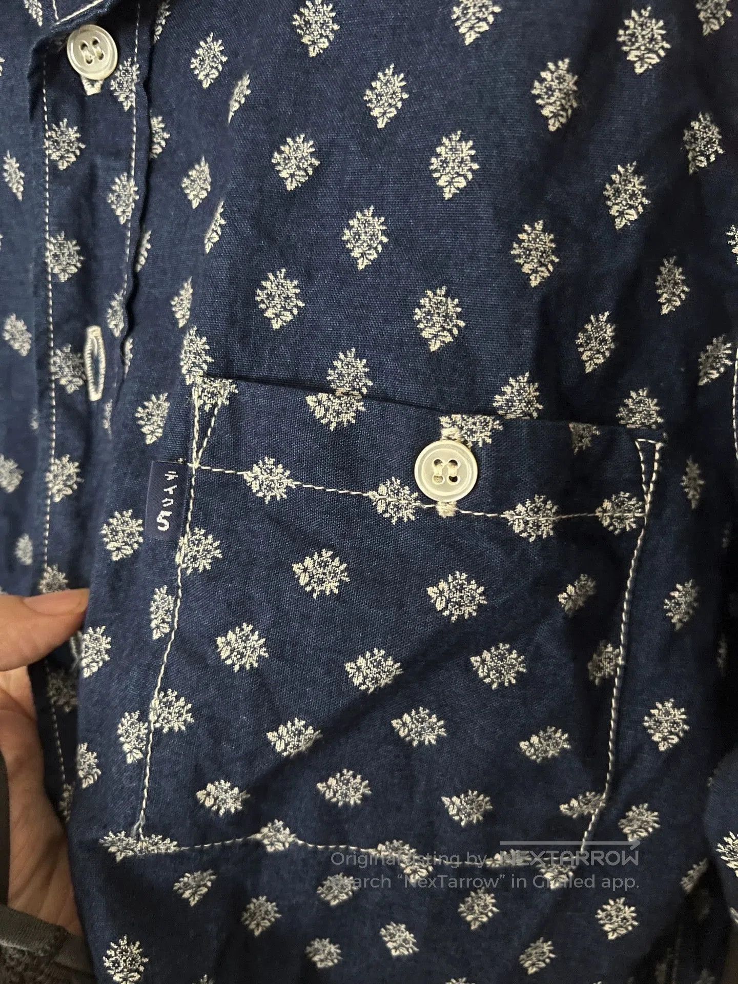 Pure Blue Japan Take5 Collaboration Blue Dye Shirt. Size US M / EU 48-50 / 2 - 3 Thumbnail