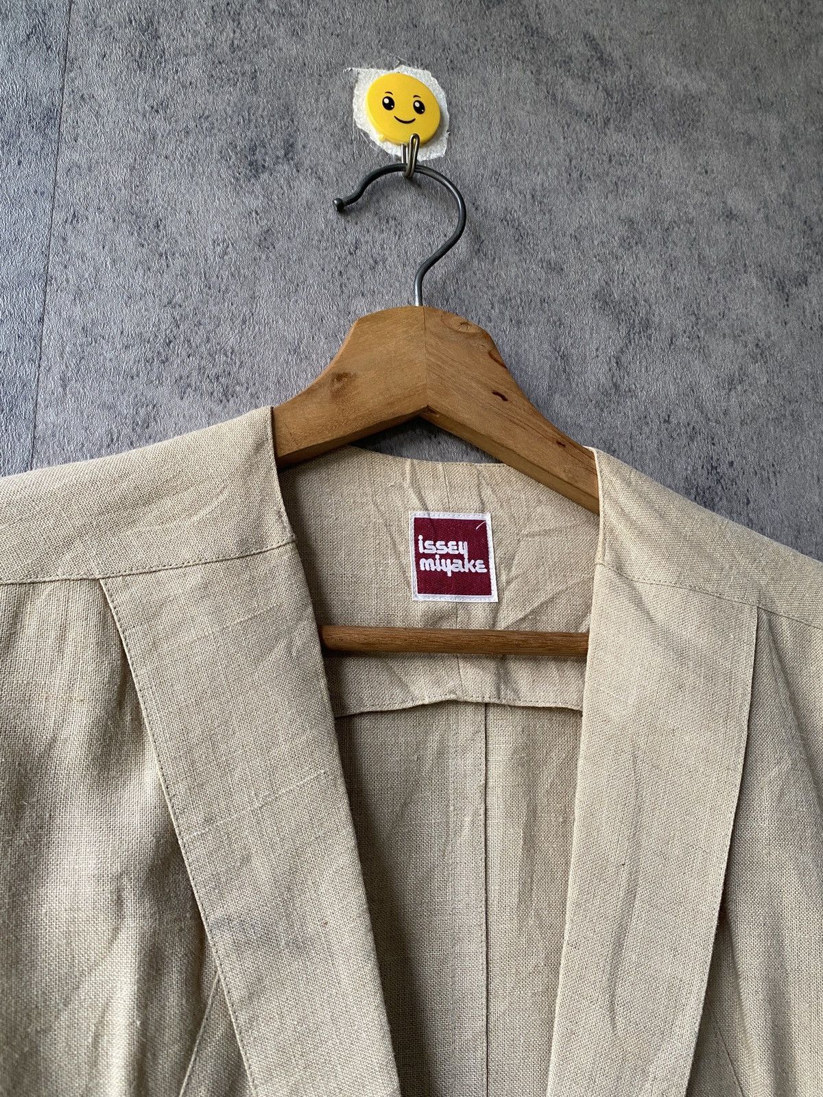 Issey Miyake Vintage 70s/80s Issey Miyake Square Label Linen Coat Jacket Size M / US 6-8 / IT 42-44 - 10 Thumbnail