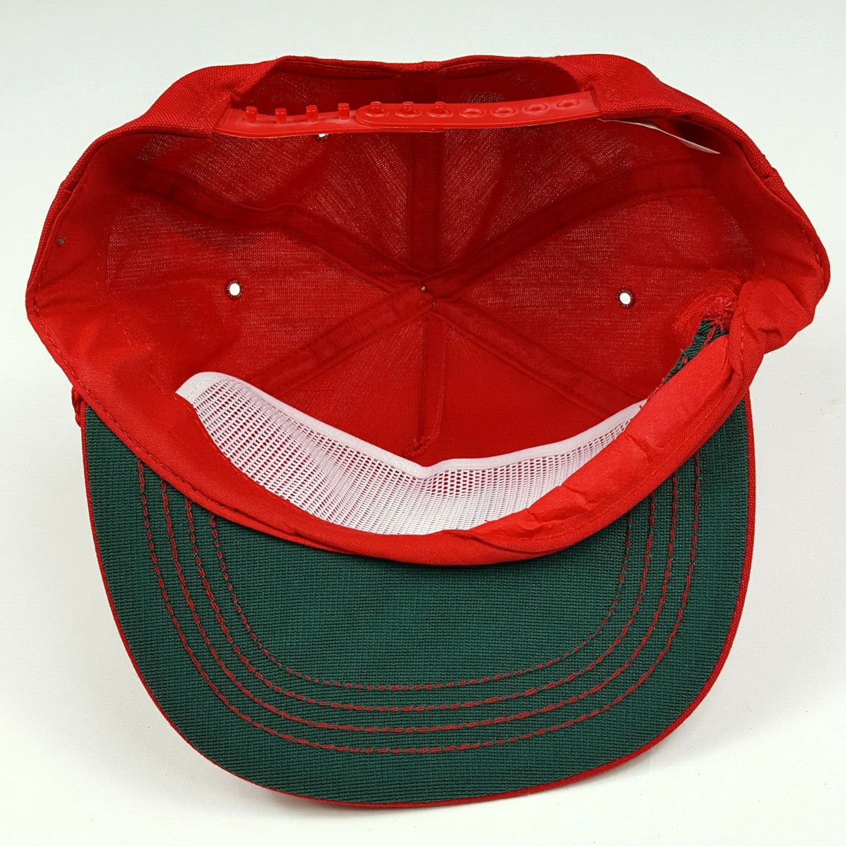 Vintage VINTAGE PB & S Red Snapback Trucker Hat Cap Embroidered Logo Men Adjustable Size ONE SIZE - 6 Thumbnail