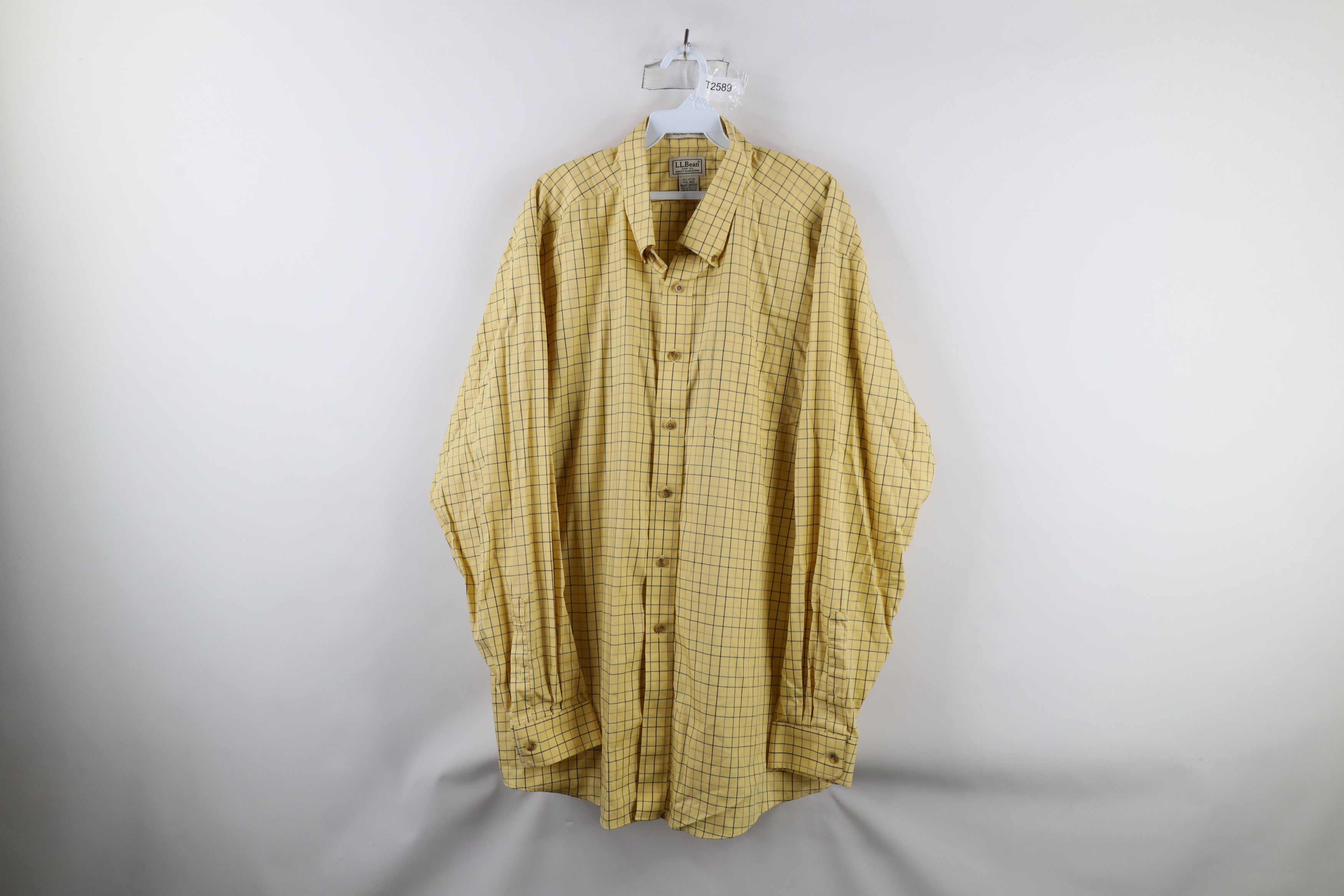 L.L. Bean × Vintage Vintage LL Bean Resistant Collared Button Down Shirt Plaid Size US XXL / EU 58 / 5 - 1 Thumbnail