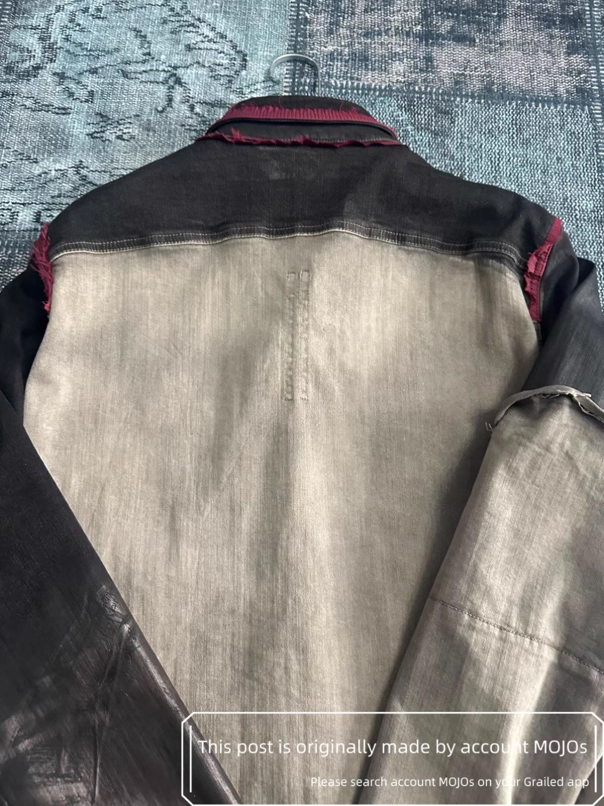 Rick Owens SzM Rick Owens Drkshdw Denim Patch Joint Stitch Jacket mojos Size US M / EU 48-50 / 2 - 6 Thumbnail
