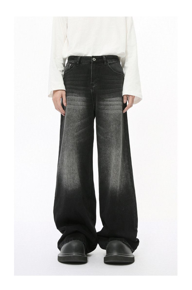Japanese Brand Japanese retro wide-leg straight-leg Vibe jeans Size US 32 / EU 48 - 1 Thumbnail