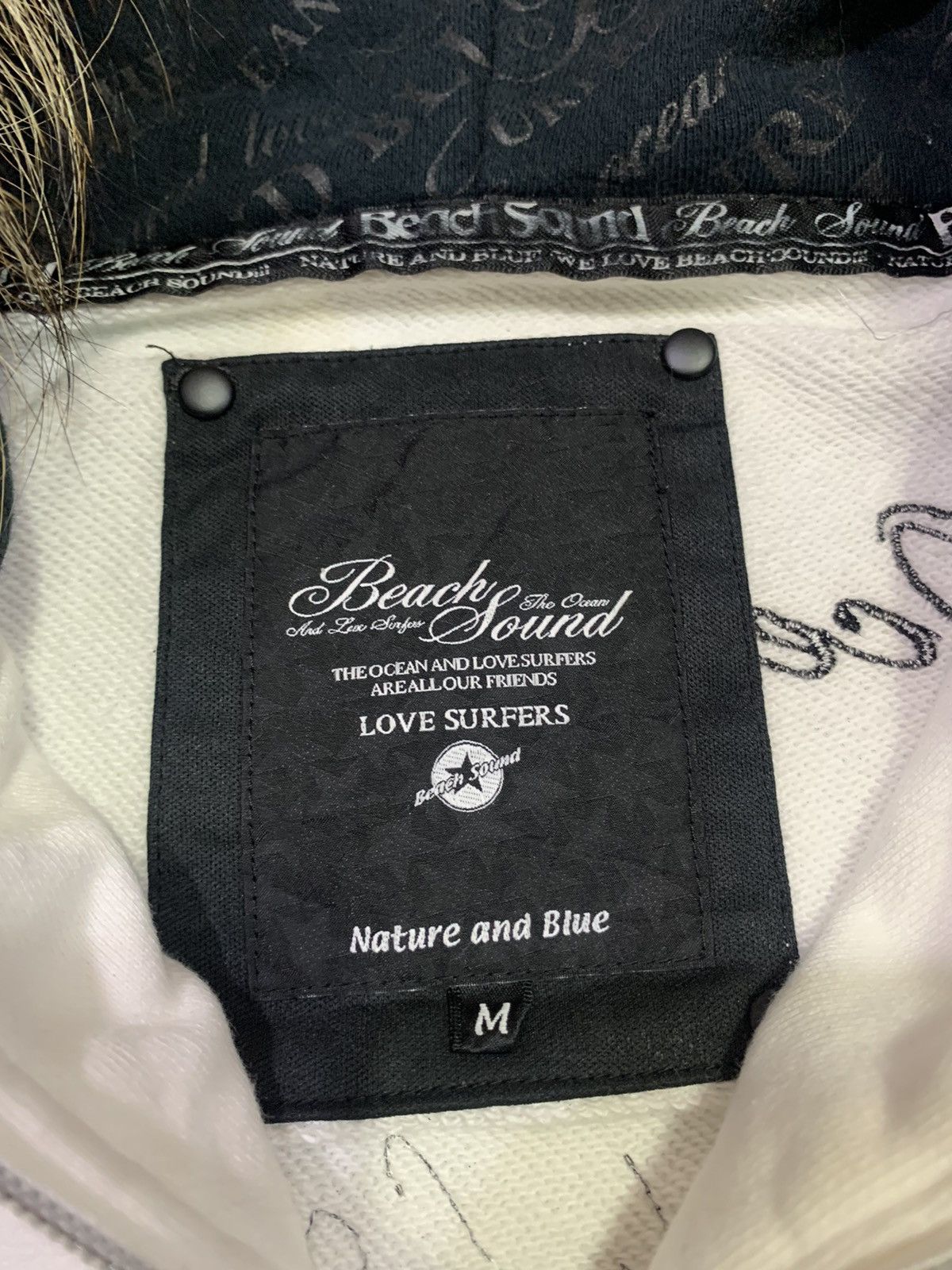 Japanese Brand 💥OFFER💥BeachSound Japanese Fur hoodie Size US L / EU 52-54 / 3 - 6 Thumbnail