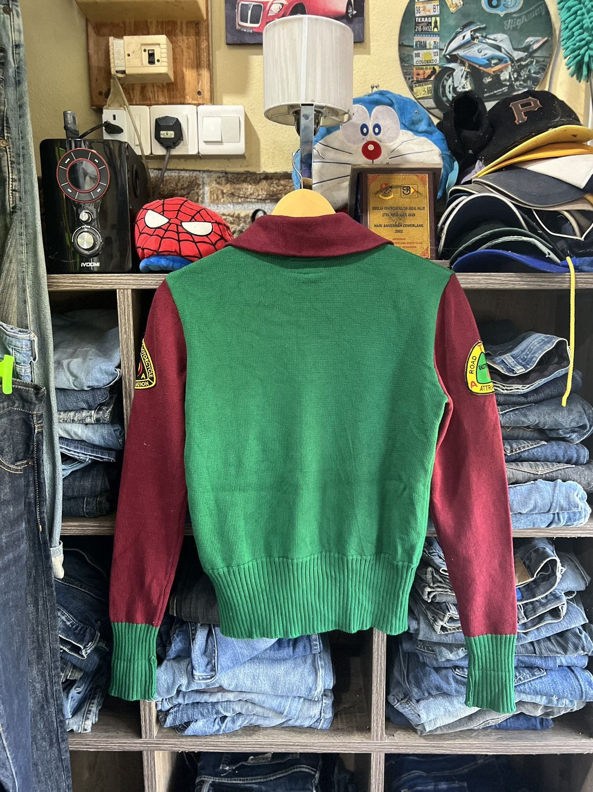 Japanese Brand 🔥Attraction American Motorcycle Association Knit Sweater Size US S / EU 44-46 / 1 - 2 Thumbnail