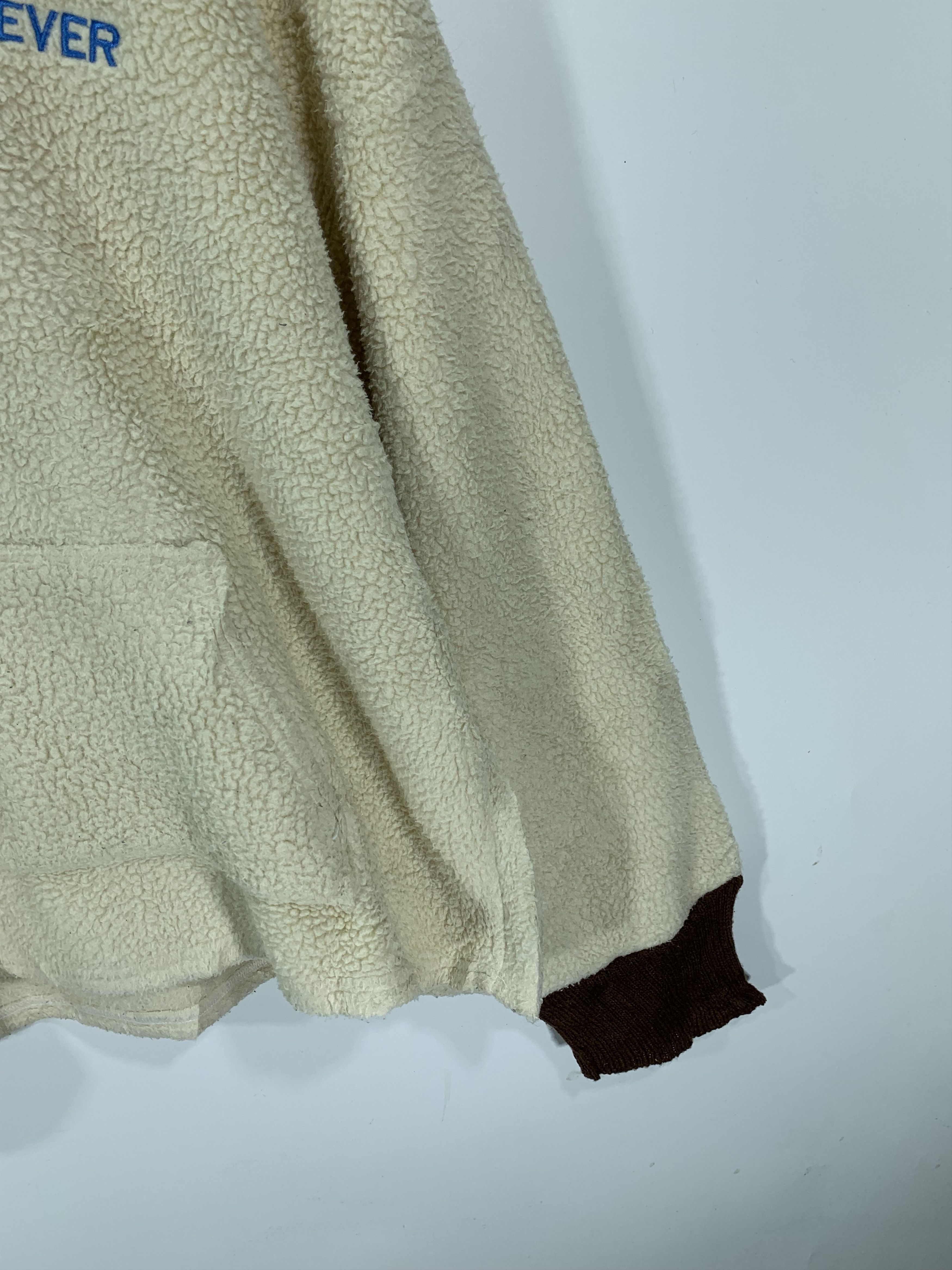Japanese Brand Boxy Baggy Sherpa Hoodie Size US XL / EU 56 / 4 - 2 Thumbnail