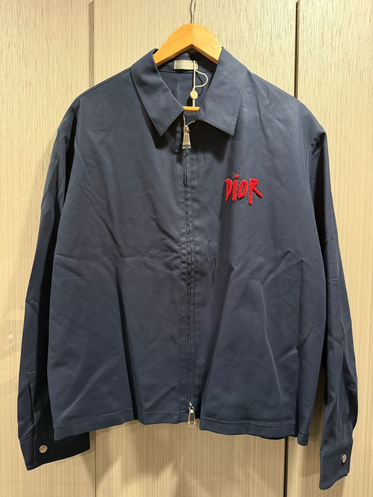 Dior Dior Stussy Navy Mechanic Jacket Size US L / EU 52-54 / 3 - 1 Thumbnail