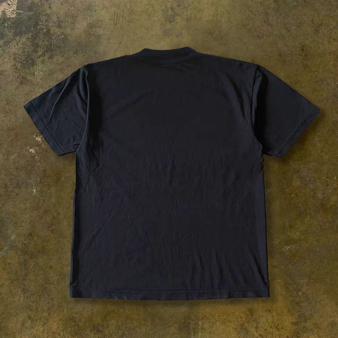 Japanese Brand × Vintage Black casual retro moon and sun print t-shirt Size US M / EU 48-50 / 2 - 2 Thumbnail