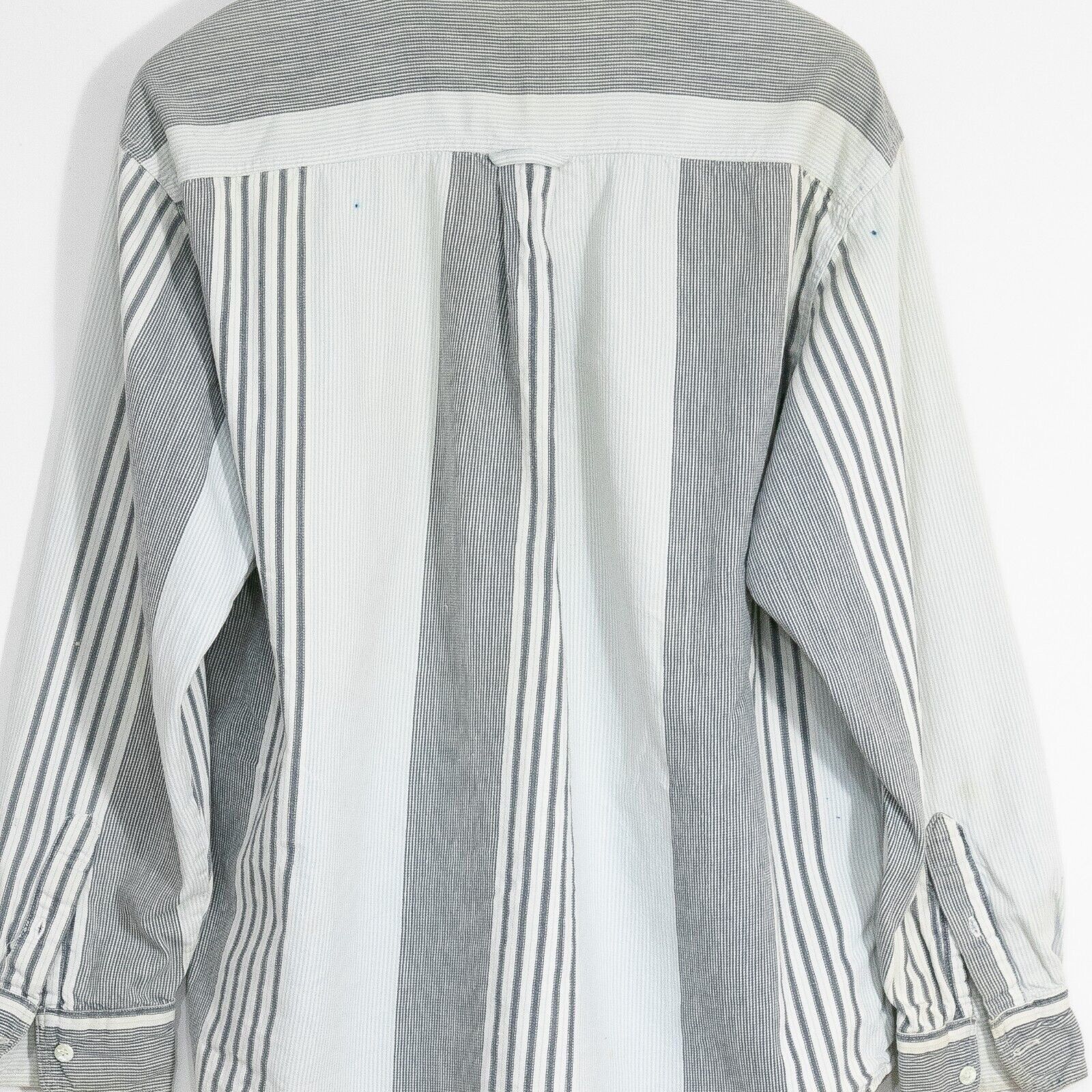 Vintage Vintage Striped Denim Button Up Shirt Medium - Long Sleeve Size US M / EU 48-50 / 2 - 9 Thumbnail