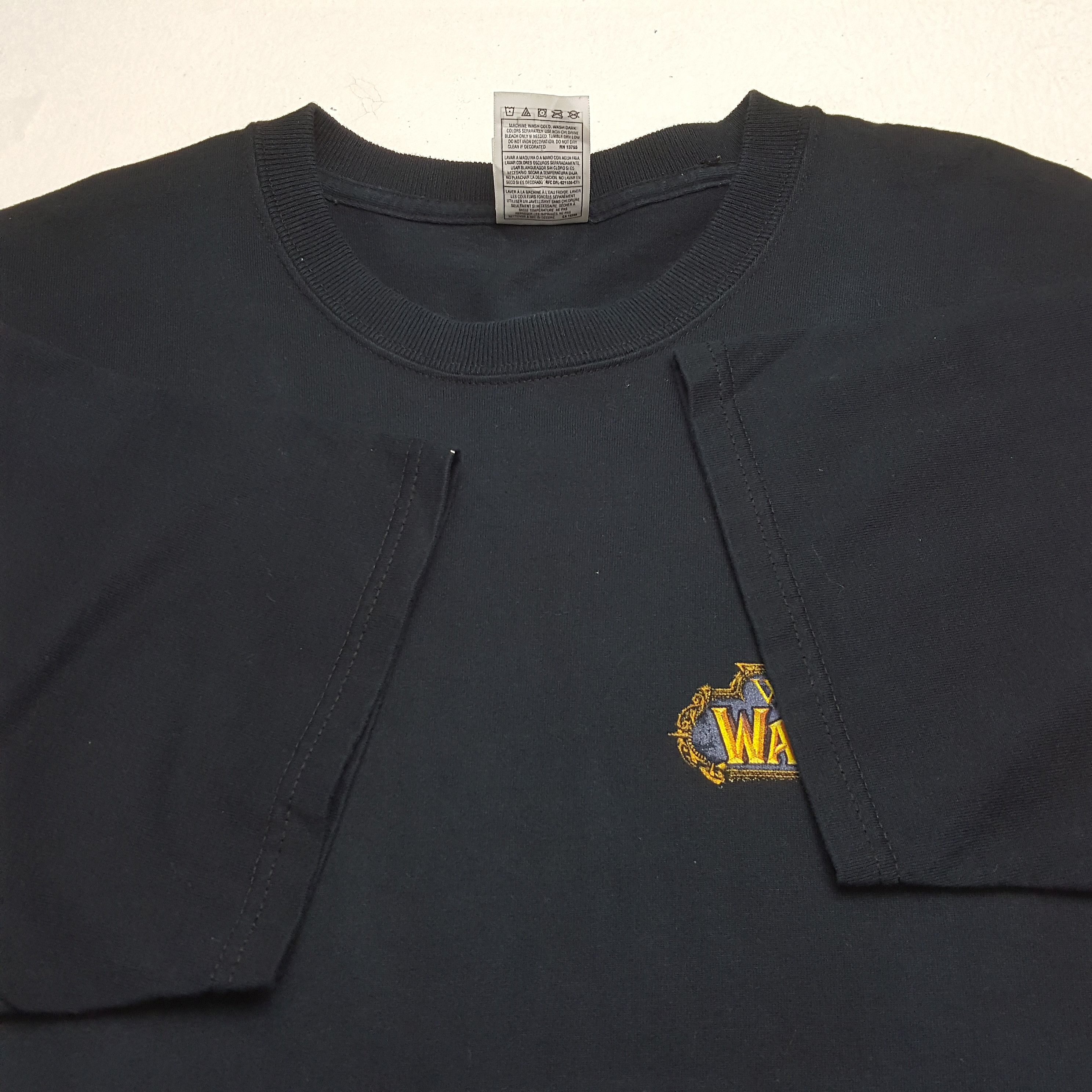 Playstation × The Game × Vintage WORLD WARCRAFT Video Games Promo Style Tshirt Size US L / EU 52-54 / 3 - 6 Thumbnail