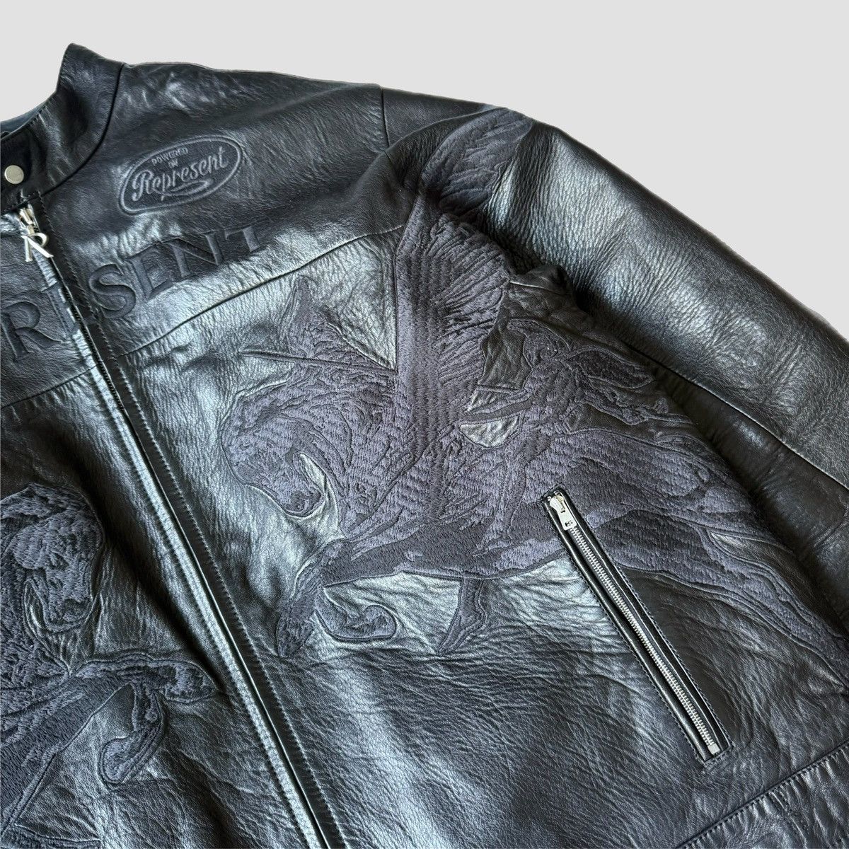 Represent Clo. Represent X Horizons Exclusive Collaboration Leather Jacket Size US L / EU 52-54 / 3 - 12 Thumbnail