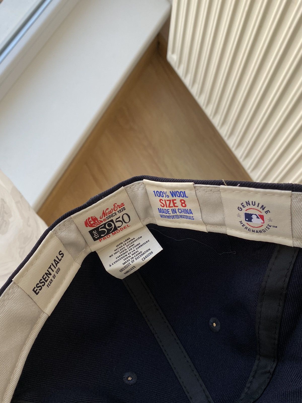 Fear of God × New Era 8 New Era Fear of God Essentials Fitted Cap 59FIFTY Size ONE SIZE - 8 Thumbnail