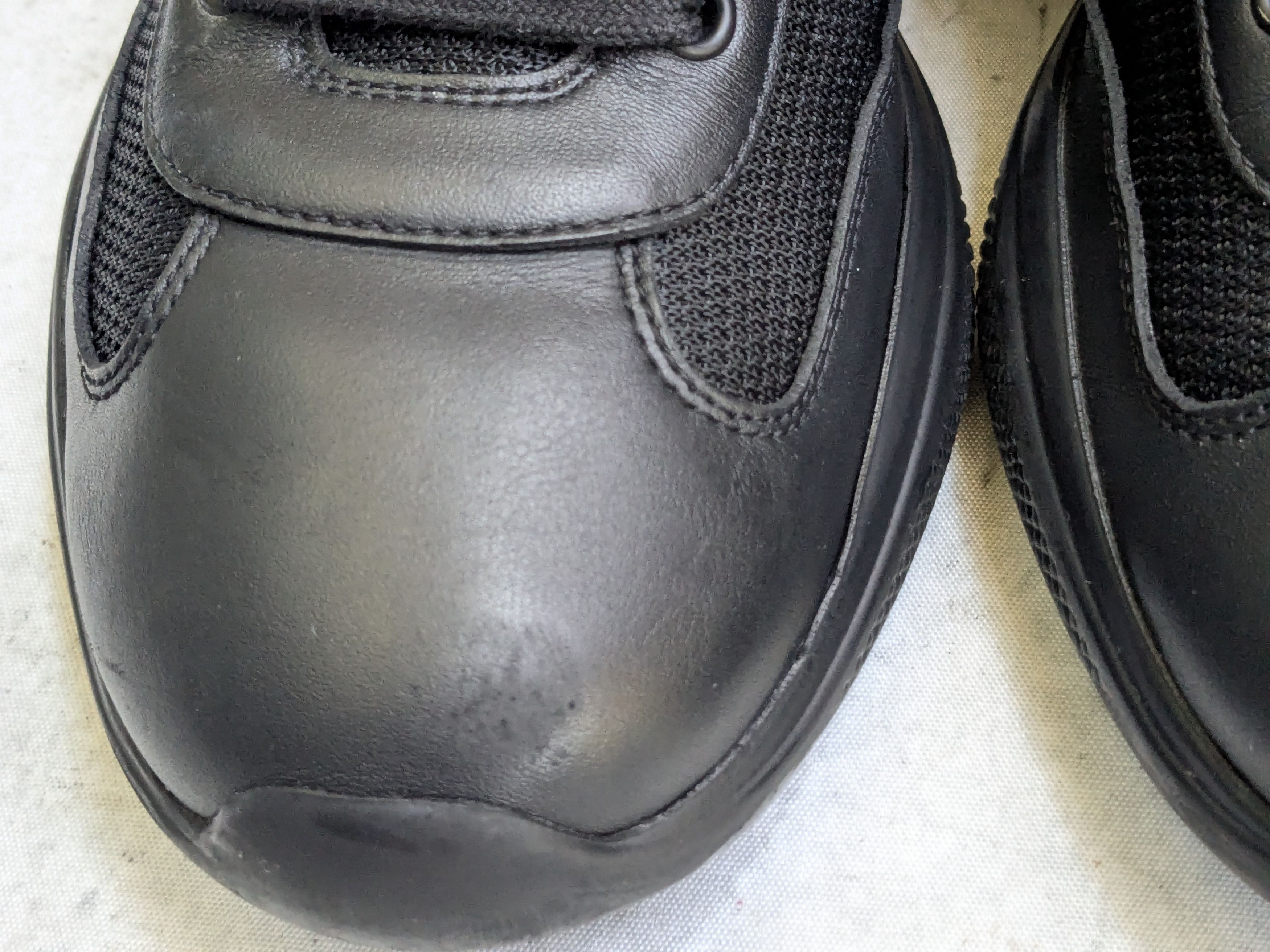 Prada Prada America's Cup Sneakers Black 9.5 Low Tops Leather Red Size US 9.5 / EU 42-43 - 4 Thumbnail