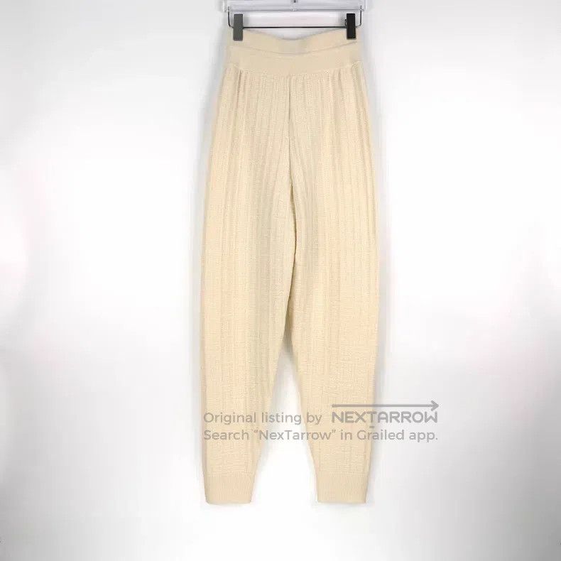 Hermes Hermes Off-White Full H Wool Trousers Size 25" / US 0 / IT 36 - 4 Thumbnail