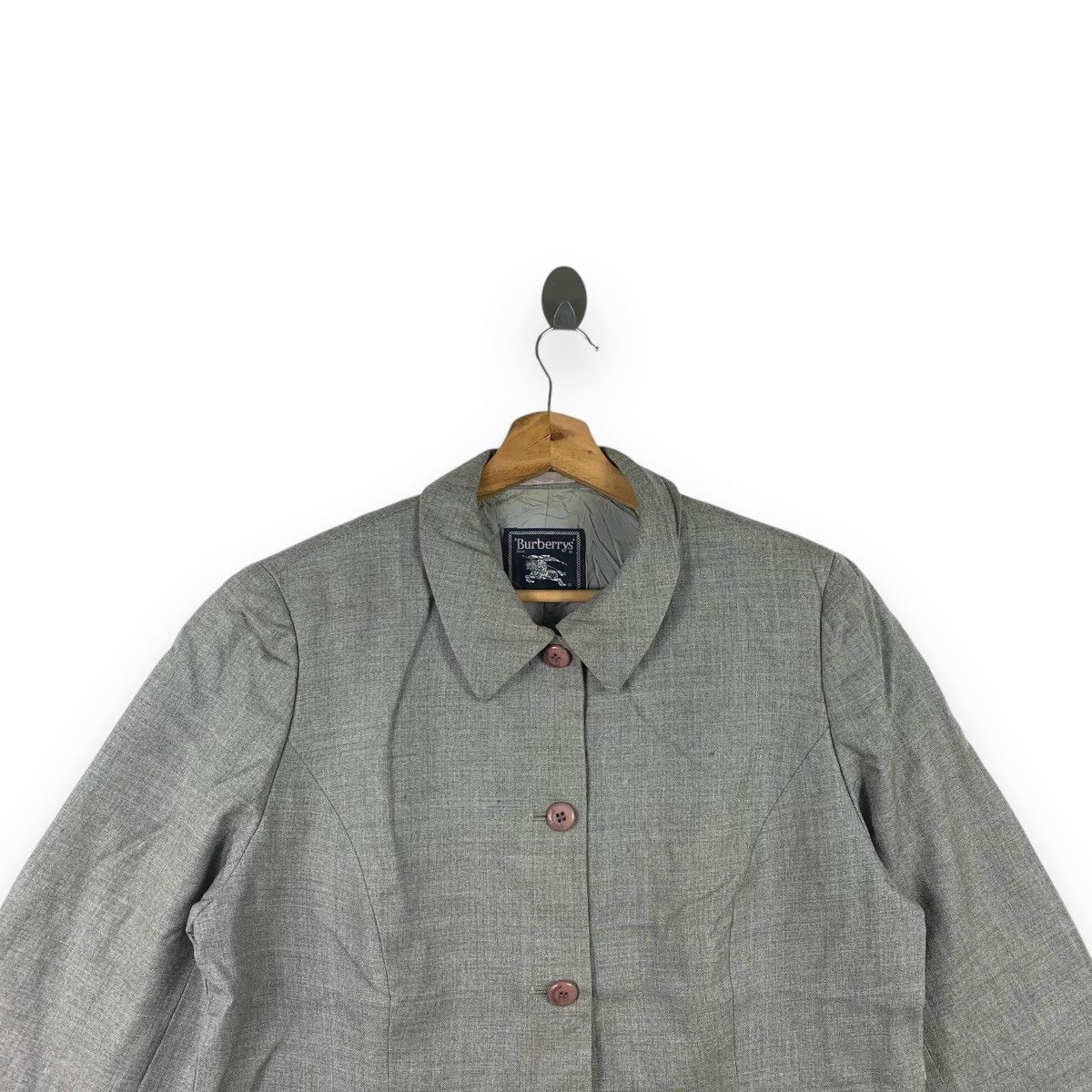 Burberry Vintage BURBERRY LONDON PRORSUM Grey Classic Blazer Sport Size M / US 6-8 / IT 42-44 - 2 Thumbnail