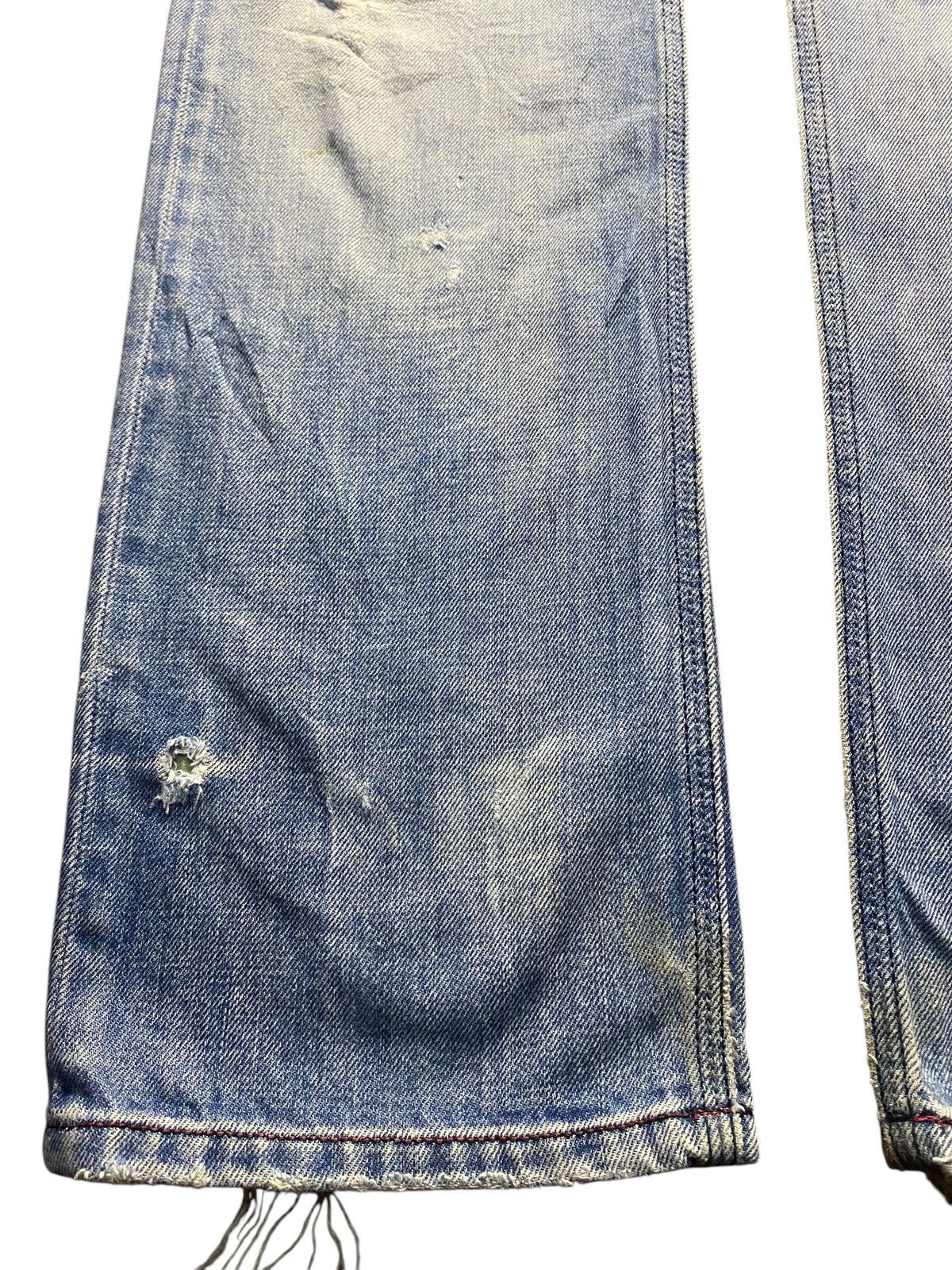 Diesel Black Gold Diesel Timmen Jeans Ripped Denim 0071J Size US 31 - 9 Thumbnail