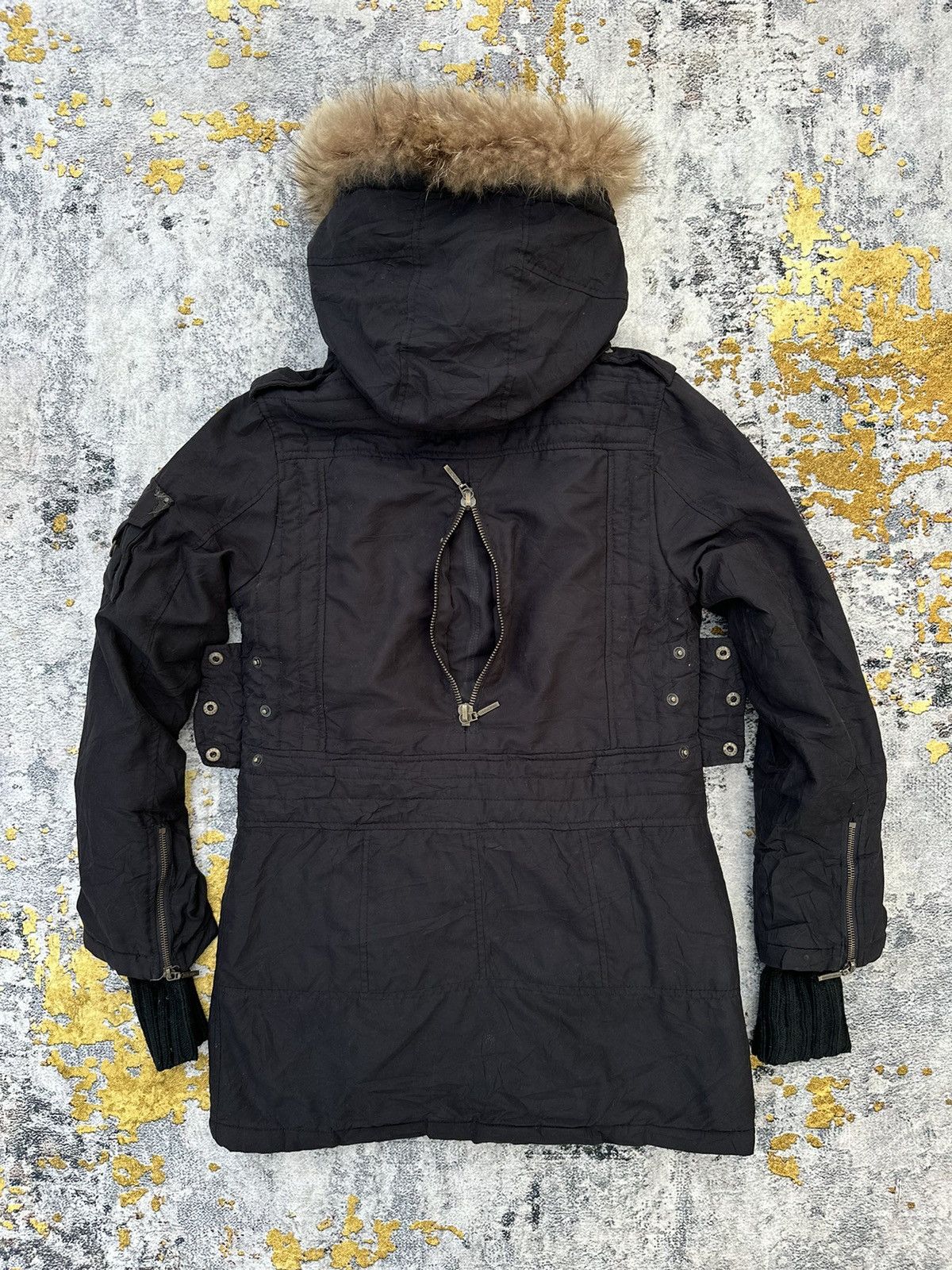 14th Addiction FAUX FUR BONDAGE JACKET Playboi Carti Style Archive LGB Size US M / EU 48-50 / 2 - 12 Thumbnail