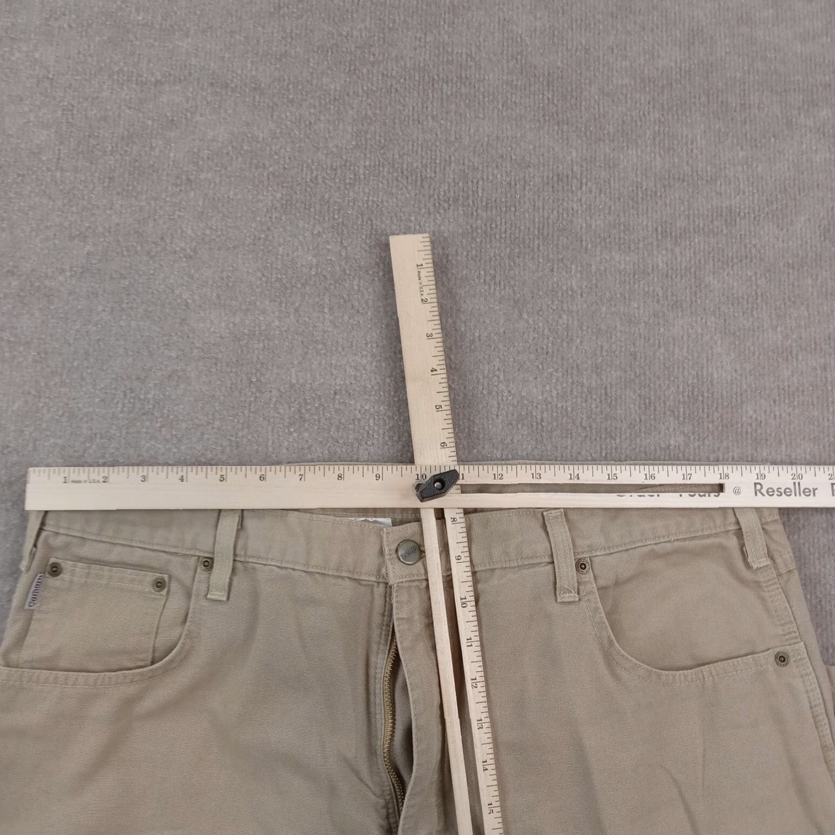 Carhartt Carhartt Mens Carpenter Pants 39x31 Beige Straight Leg Loose Fit Cotton Size US 40 / EU 56 - 5 Thumbnail