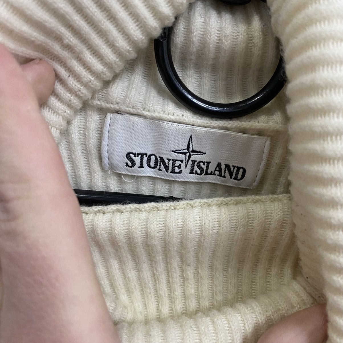 Stone Island Vintage Stone Island Turtleneck Wool Knit Sweater Size US L / EU 52-54 / 3 - 10 Thumbnail