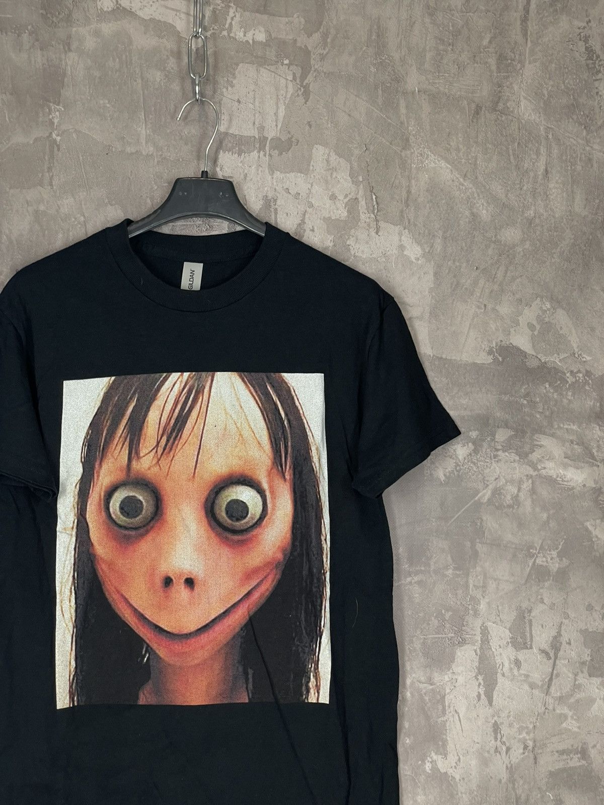 Japanese Brand × Vintage Vintage Scary Face Big Logo Y2K Momo T shirt Size US S / EU 44-46 / 1 - 4 Thumbnail