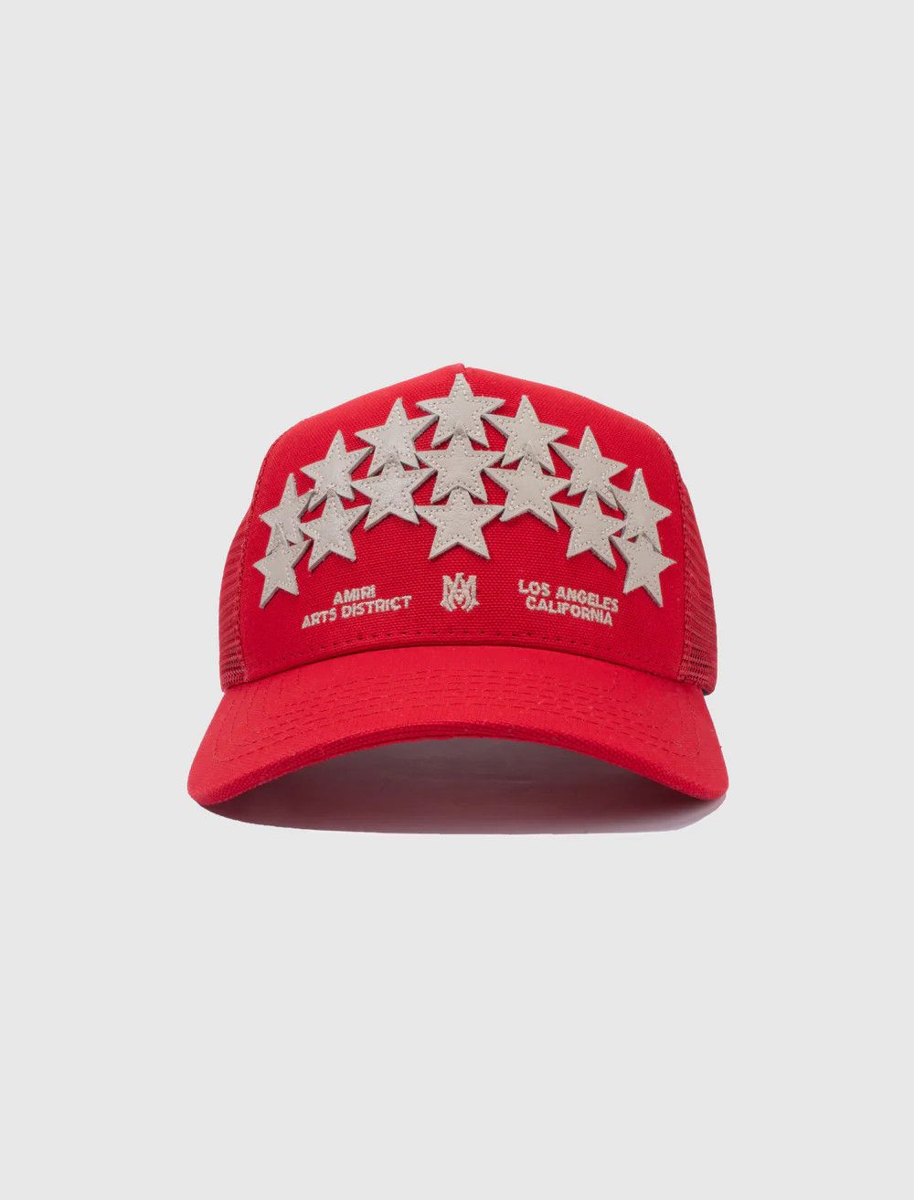 Amiri o1s1wg110725 Size: OS / Stars Trucker Cap / Hat in Red Size ONE SIZE - 2 Thumbnail
