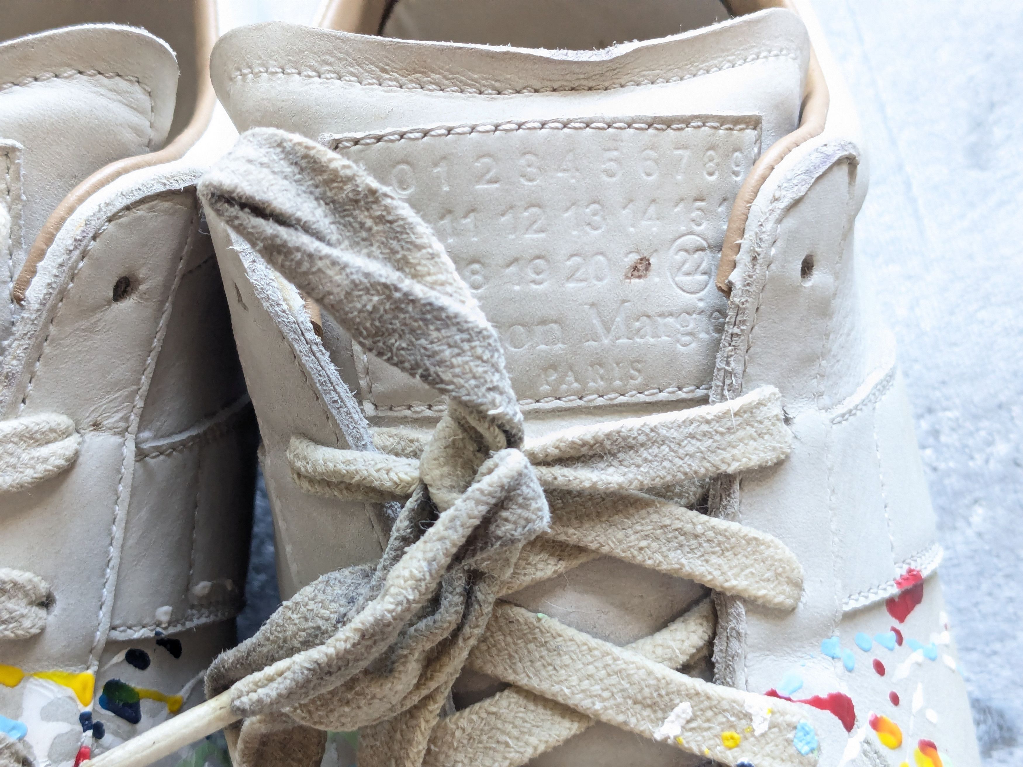 Maison Margiela Maison Margiela Replica GAT Paint Splatter 10 43 Gum Low Size US 10 / EU 43 - 6 Thumbnail