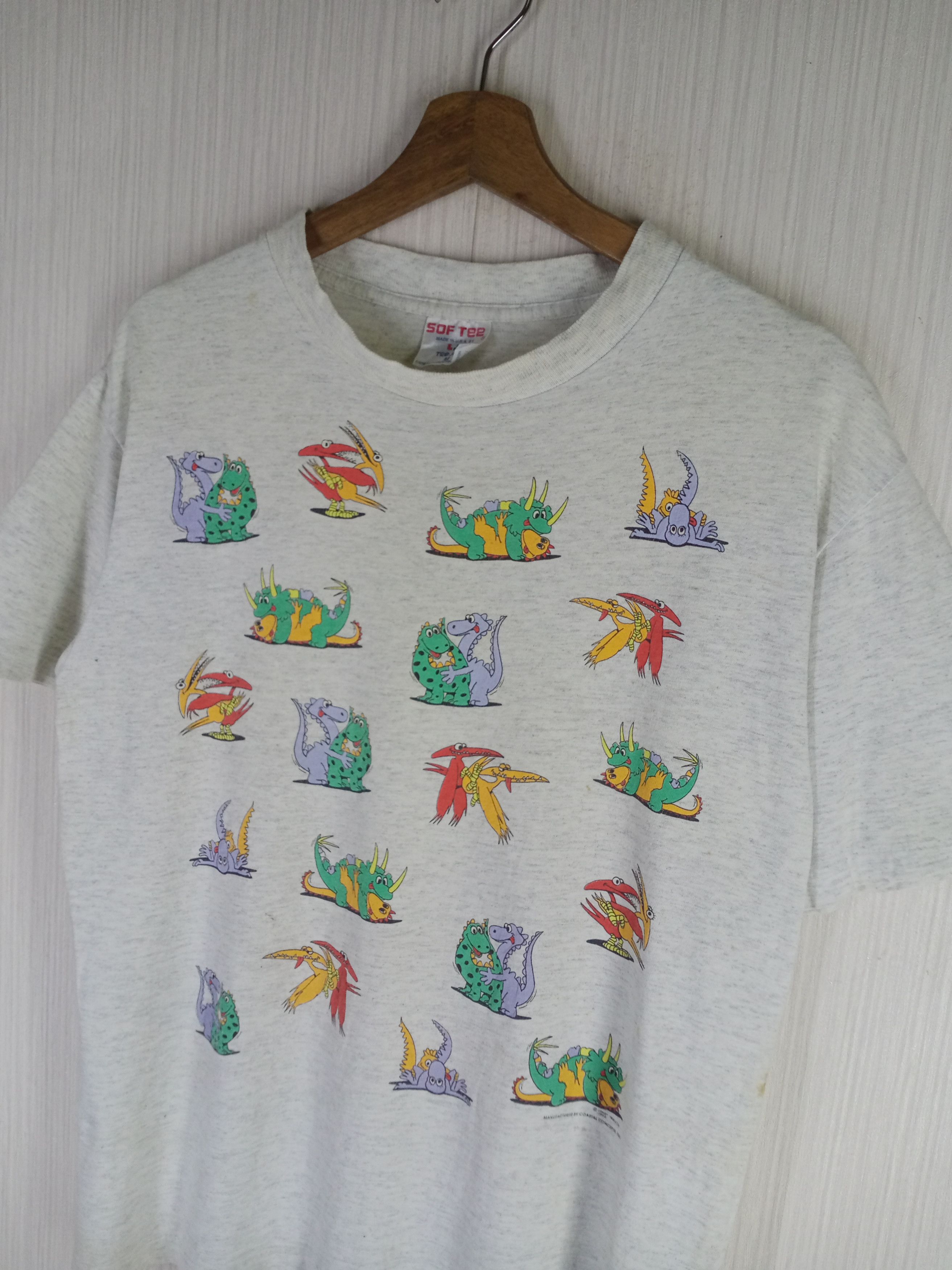 Vintage Very Rare Vintage 1992 Coastal Concepts Sex Position Tshirt Size US M / EU 48-50 / 2 - 2 Thumbnail