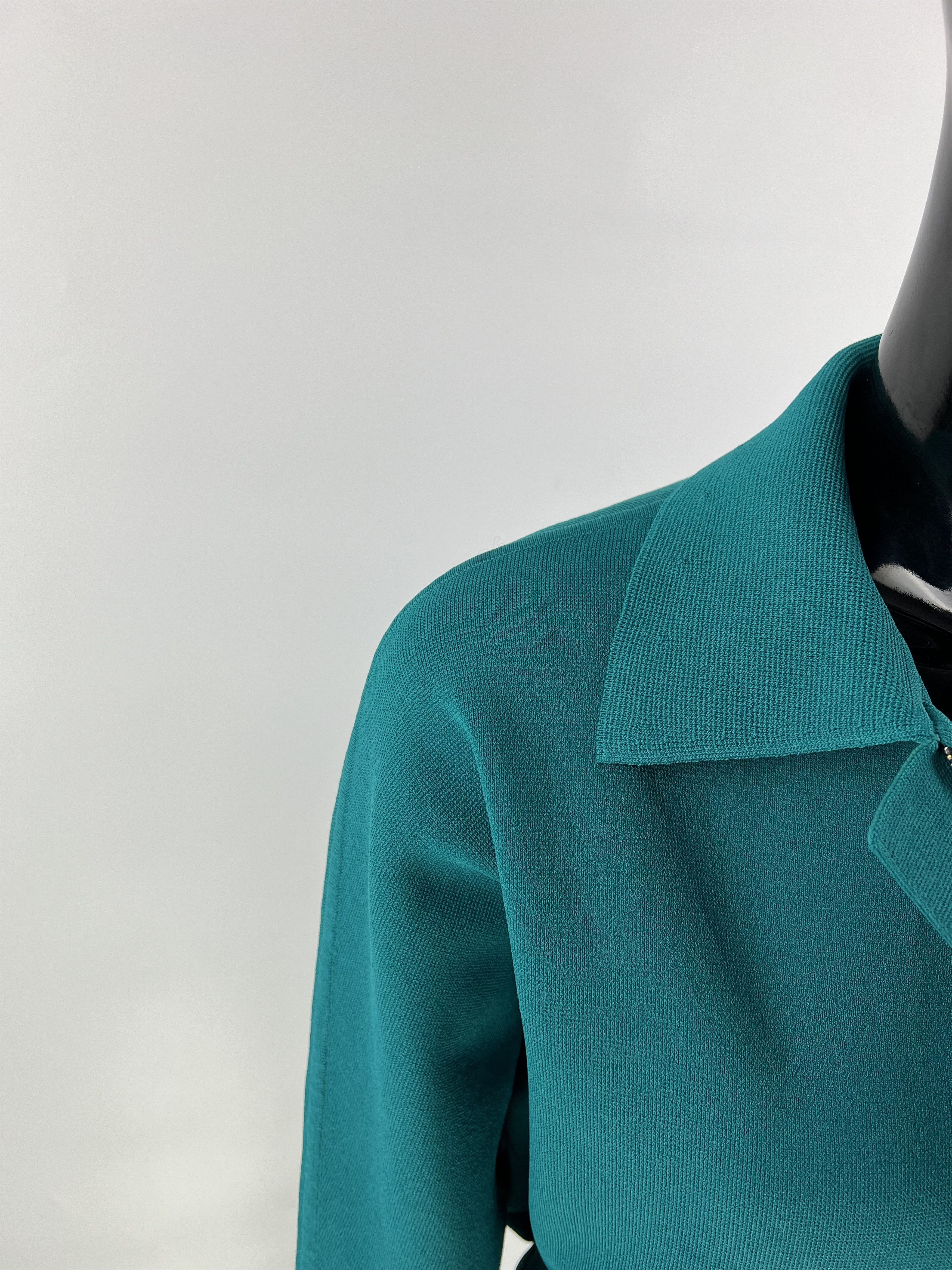 Cos COS Women's Turquoise Full Zip Jacket Size S Size S / US 4 / IT 40 - 7 Thumbnail