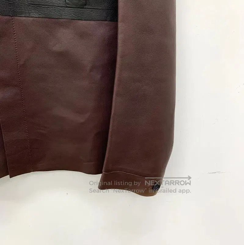 Valentino Valentino Brown Leather Jacket for Men . Size US M / EU 48-50 / 2 - 4 Thumbnail