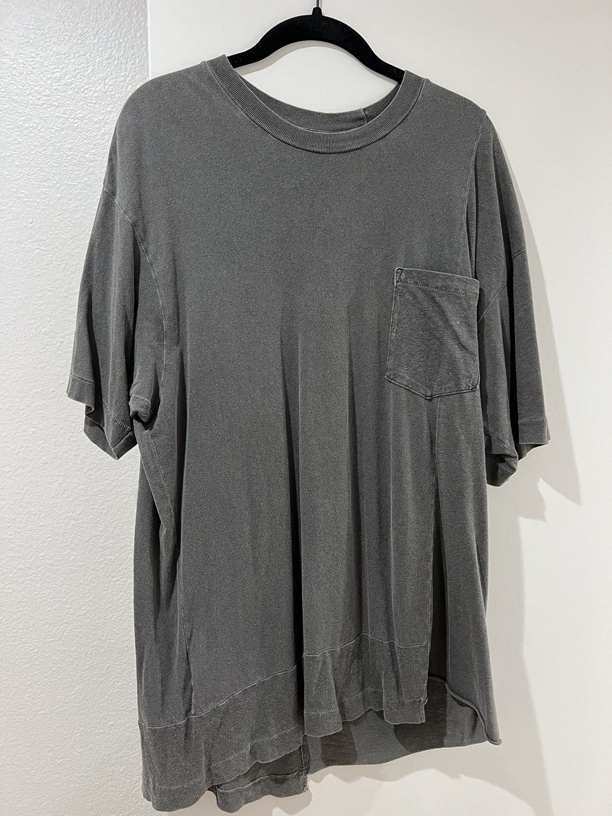 T-shirt Manches Courtes John Elliott - Jaune Citron - Taille XXL (2XL) - Avec Poche - Occasion Parfait état