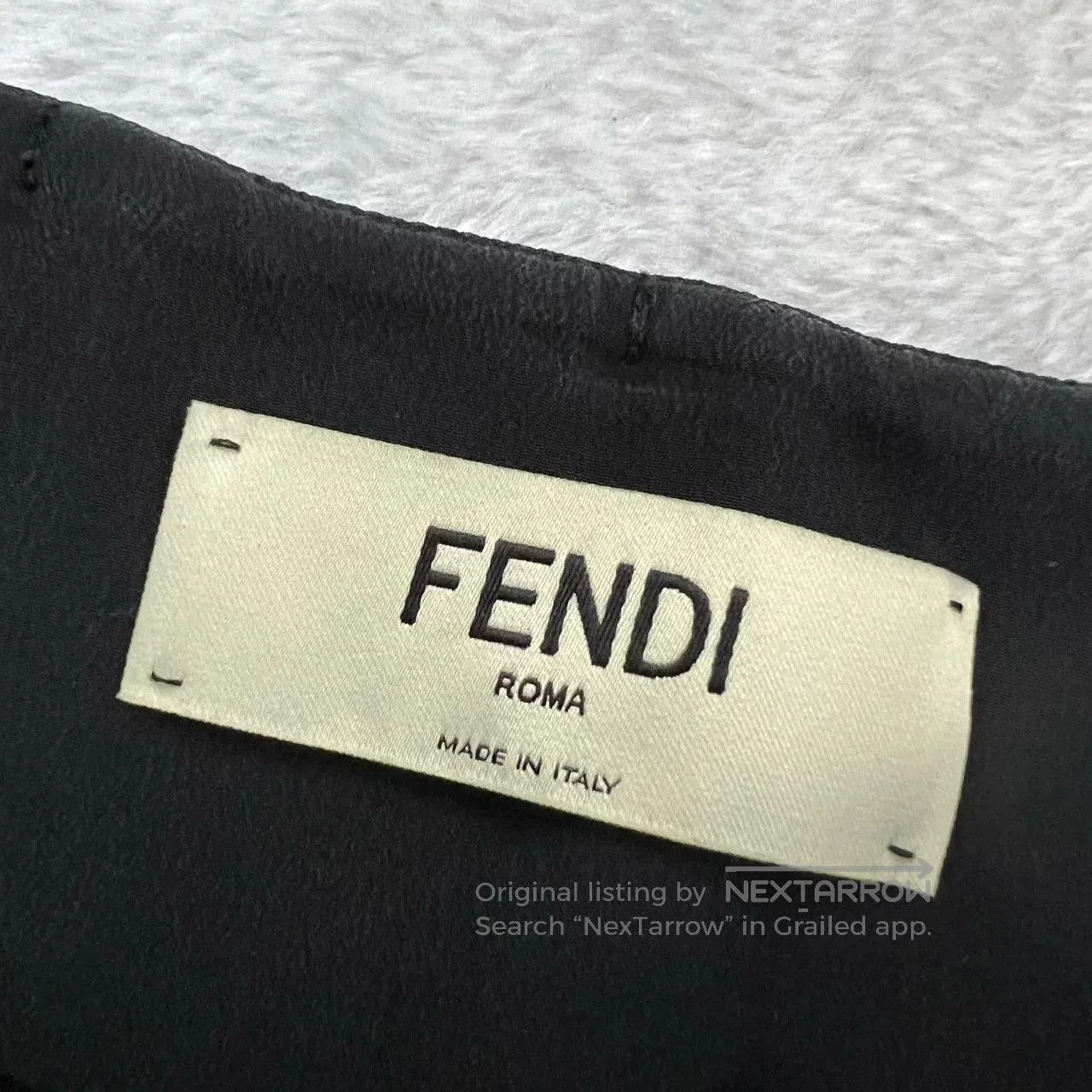 Fendi FENDI Black Pencil Skirt. Size 37" - 4 Thumbnail