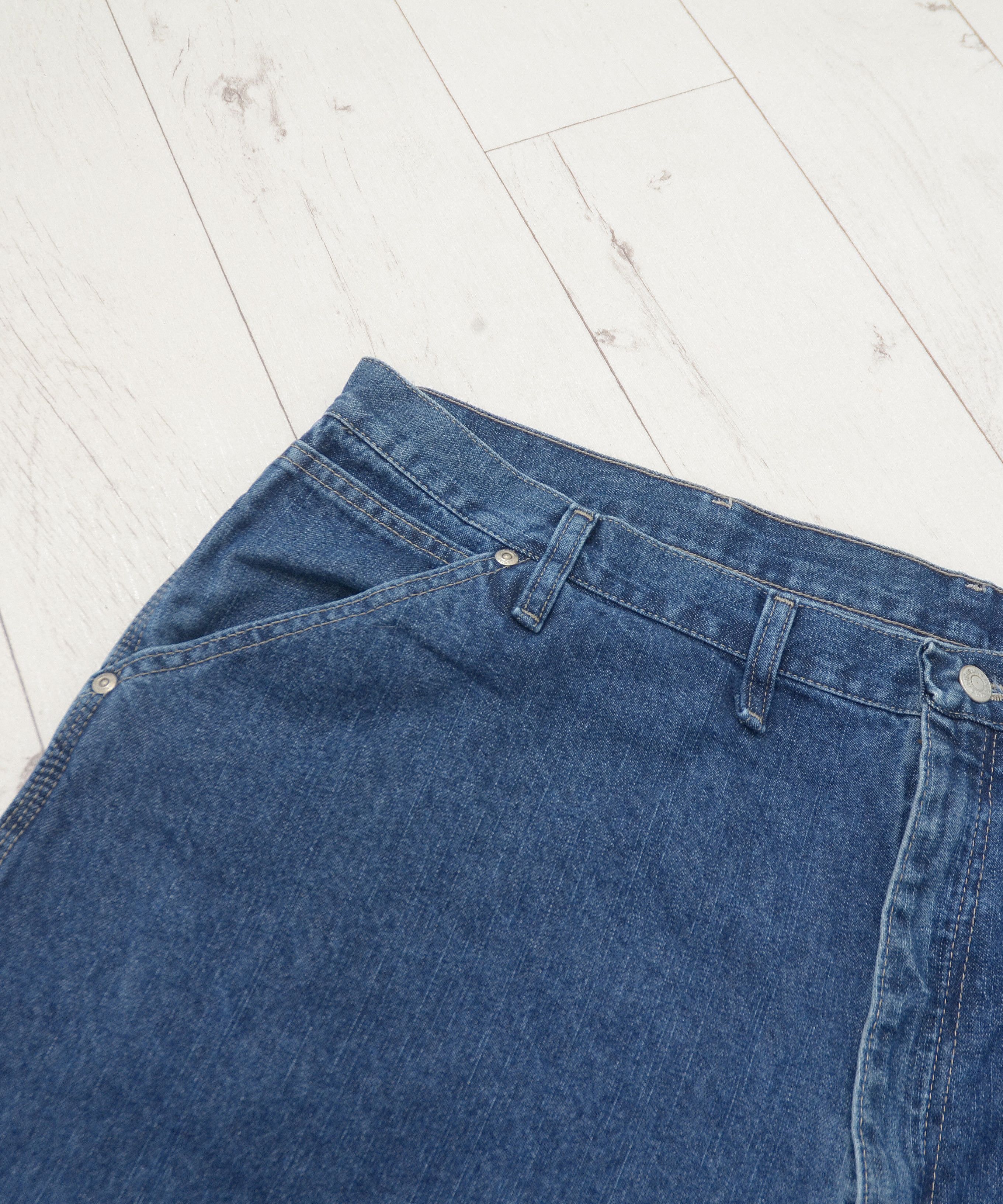 Rap Tees × Vintage × Wrangler Vintage Wrangler Carpenter Jeans Rap Pants Big SIZE Y2K Size US 44 / EU 60 - 6 Thumbnail